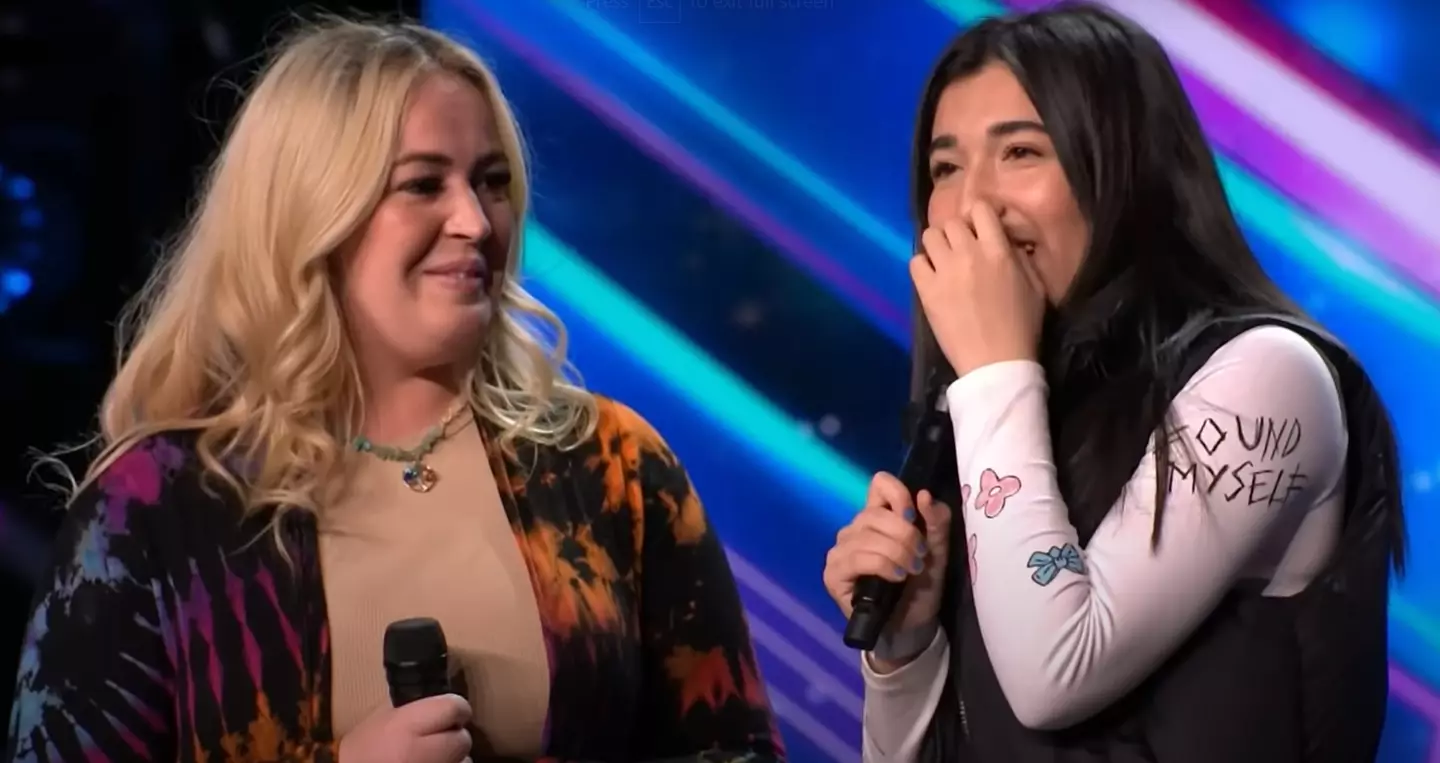 Tia Connolly was given the audition at the last minute by her emotional mum.