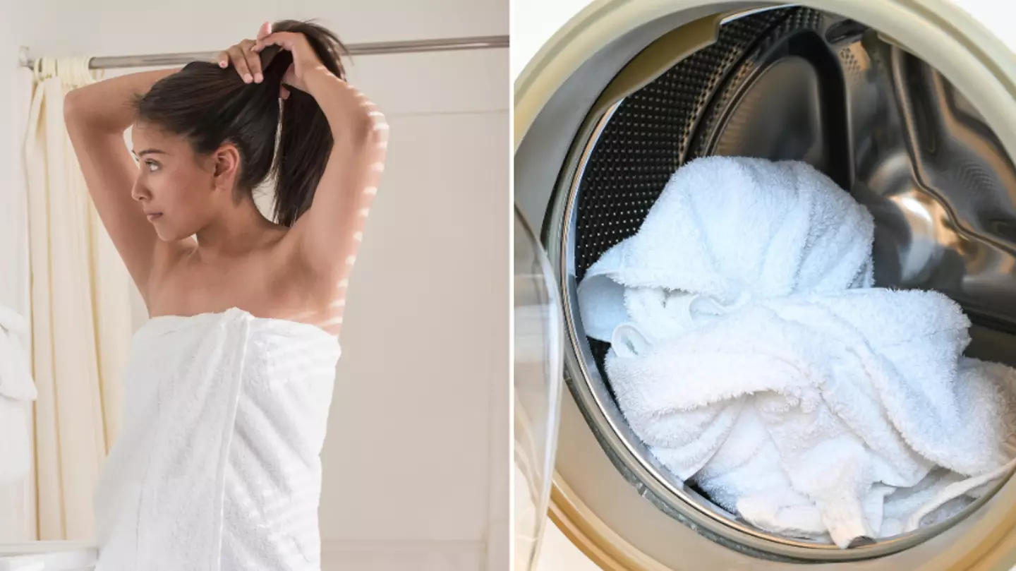 Expert discusses how often you should wash towels as Brits admit to only washing them four times a year