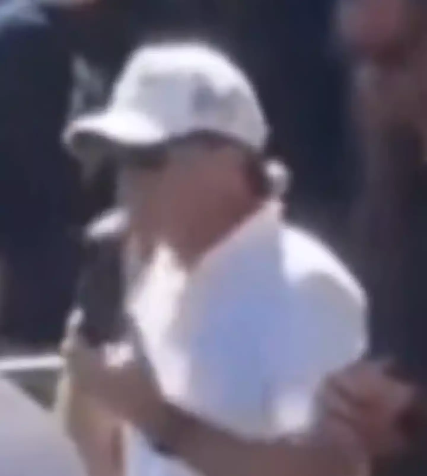 People analysed footage of security guards readjusting themselves moments before the incident happened (X/Twitter)