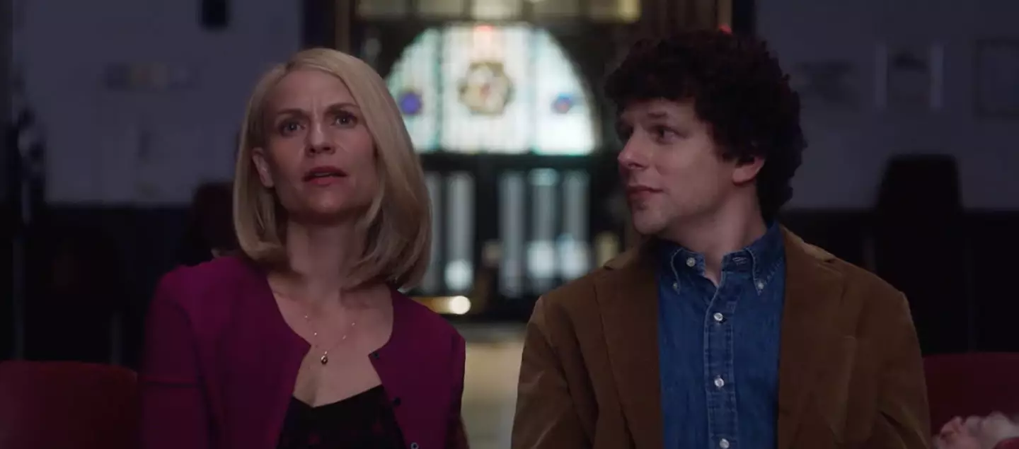 Claire Danes and Jesse Eisenberg in Fleishman Is in Trouble.