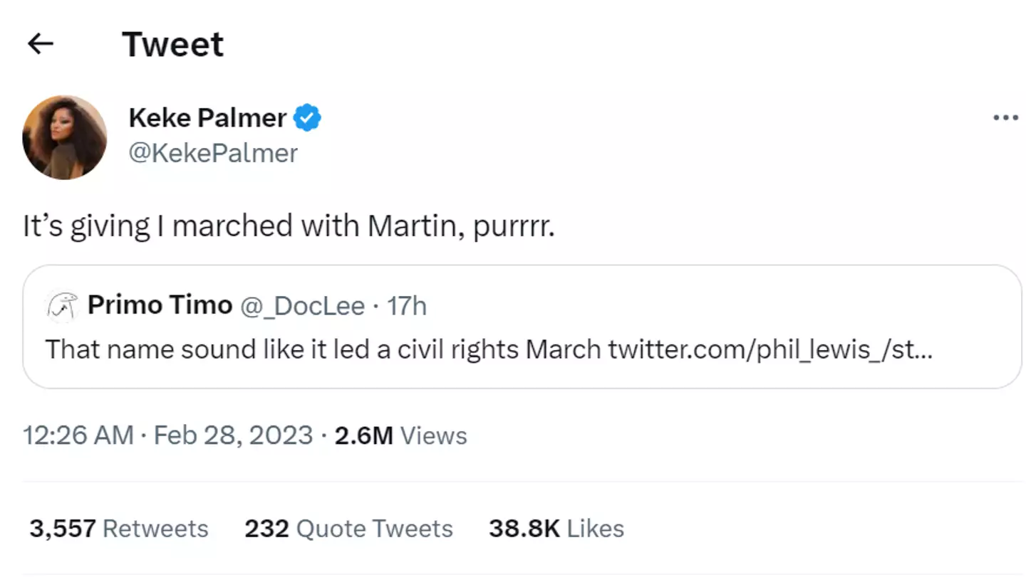 Keke Palmer responded to trolls on social media.