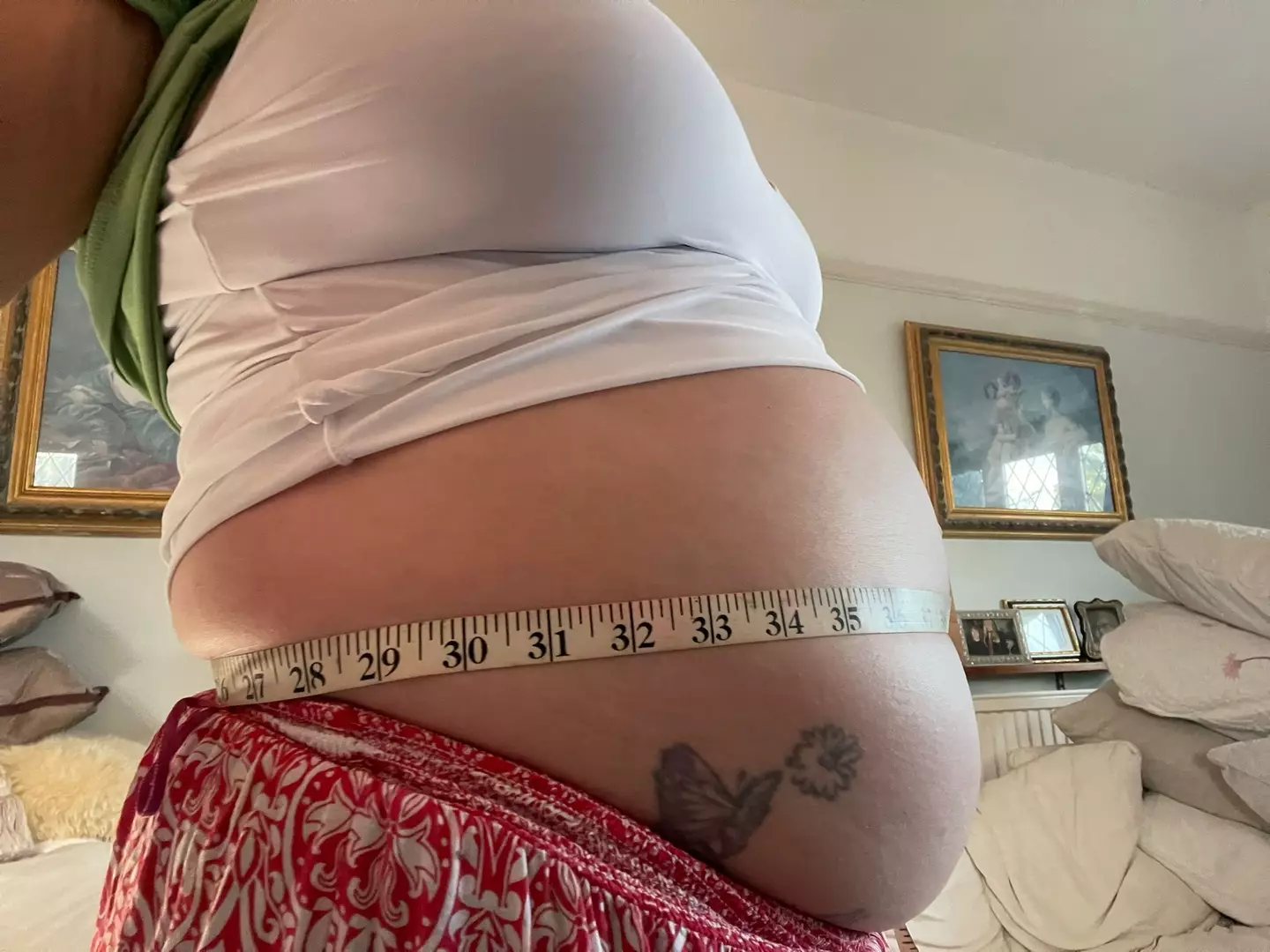 Abigail said it feels like there's an 'alien' inside her.