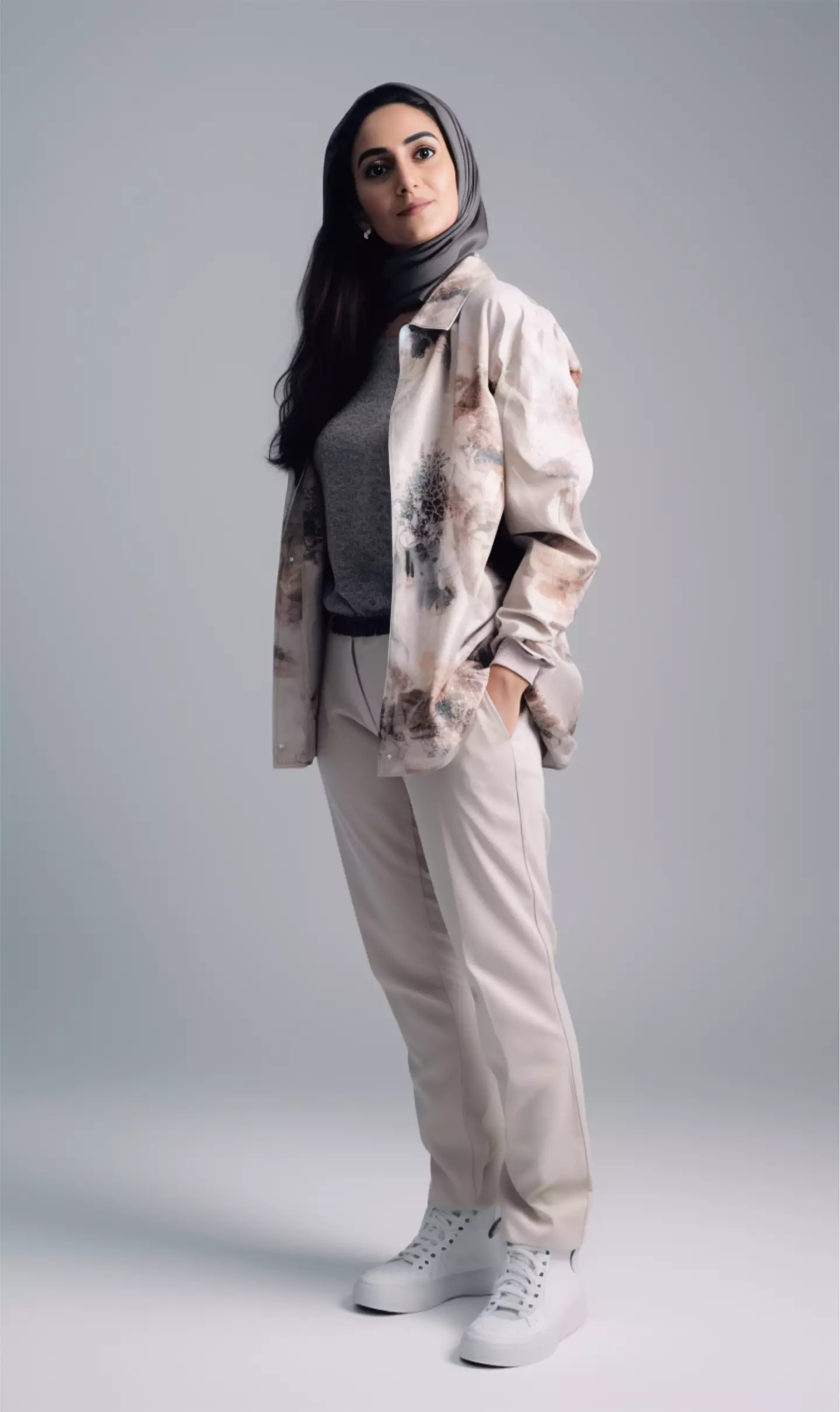 This AI image shows what a beautiful woman from Egypt might look like.