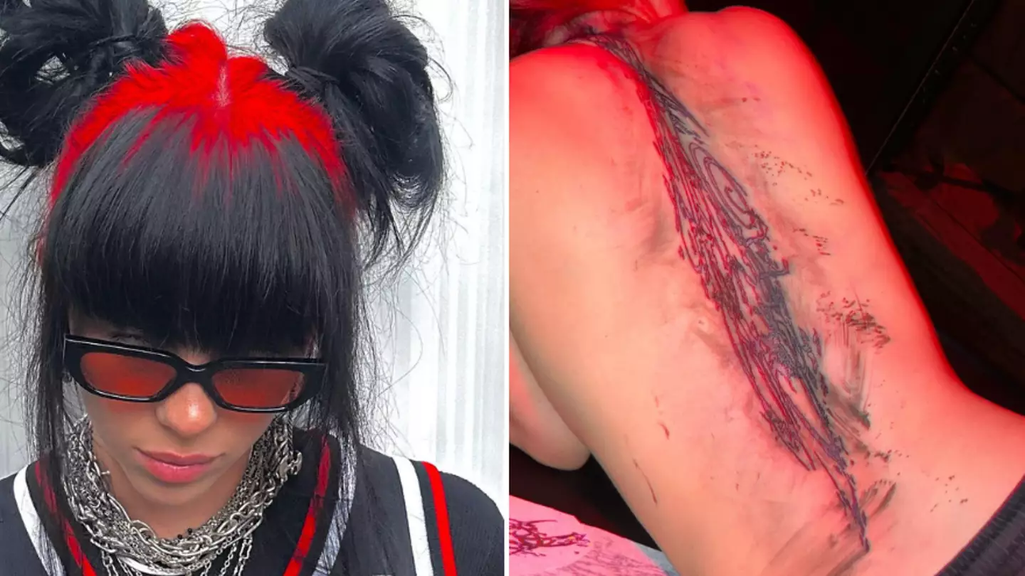 Billie Eilish leaves fans stunned after showing off bold new back tattoo