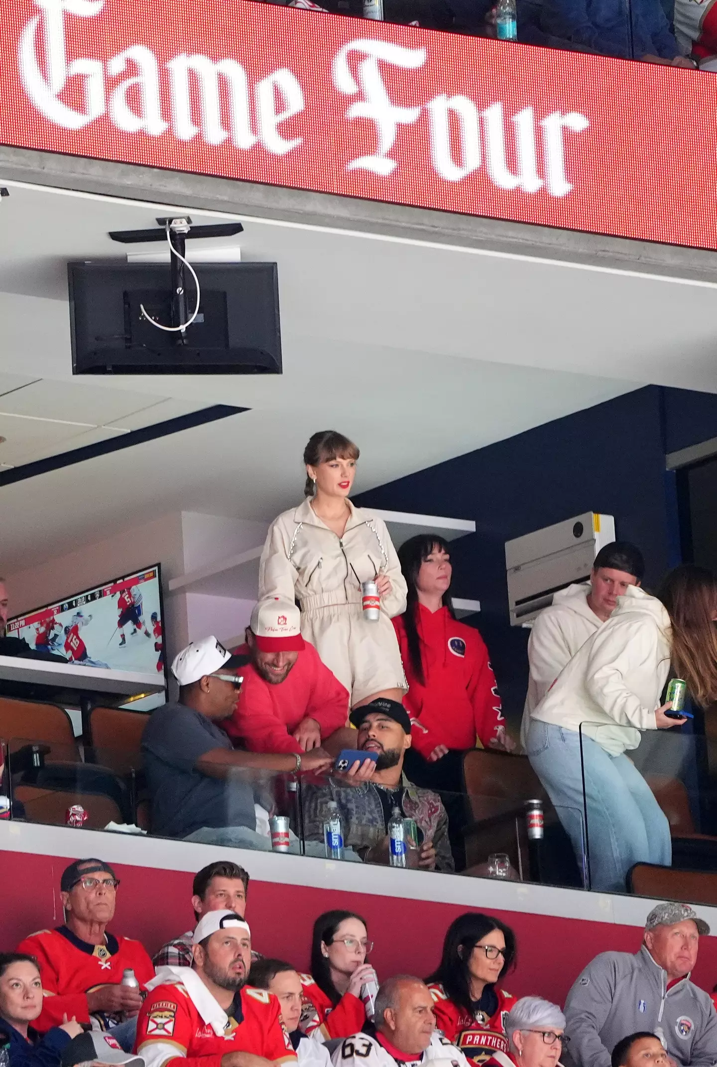 Taylor Swift has been defended by fans after the latest Kansas City Chiefs game (Bruce Bennett/Getty Images)