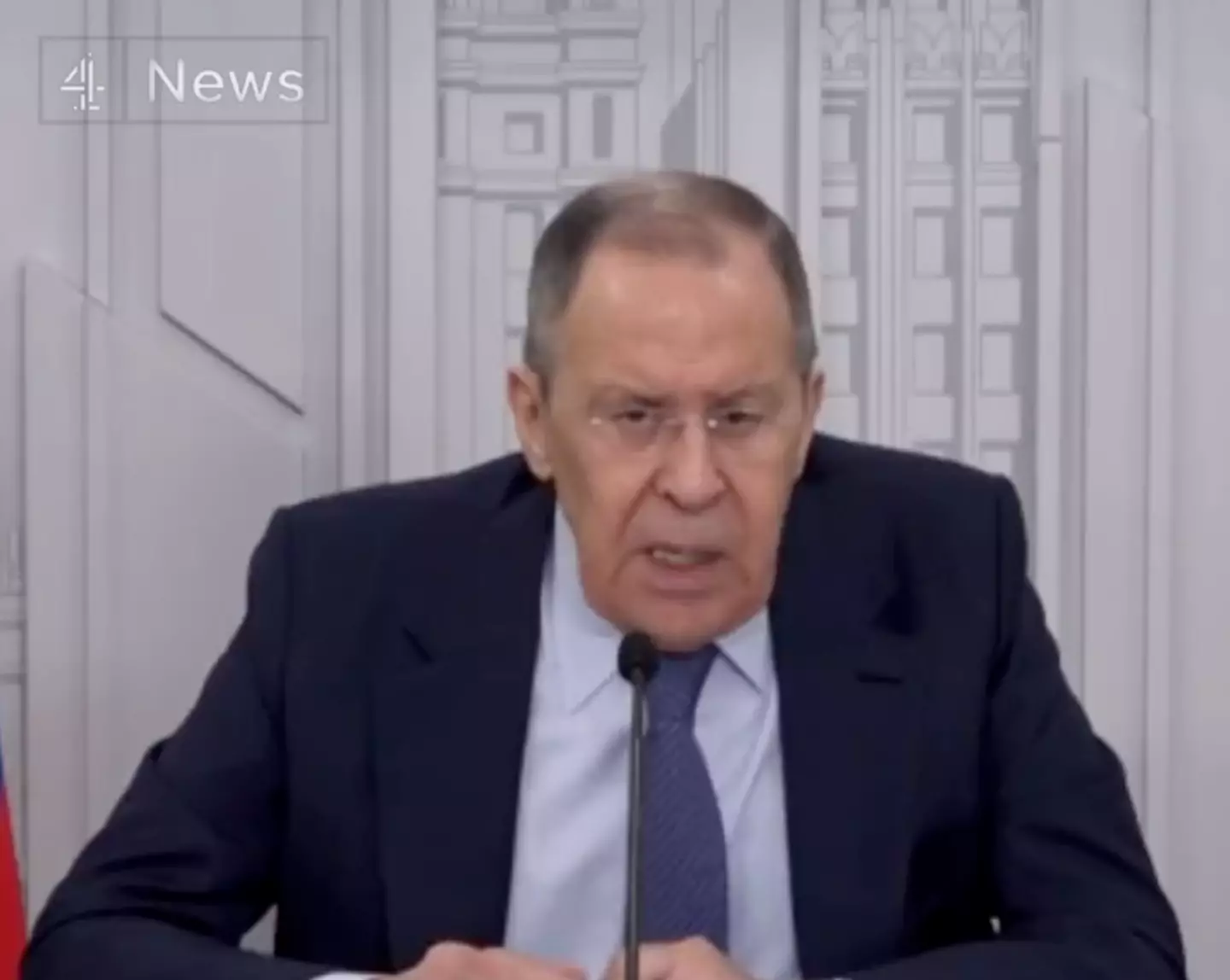 The Russian Foreign Minister was disparaging (