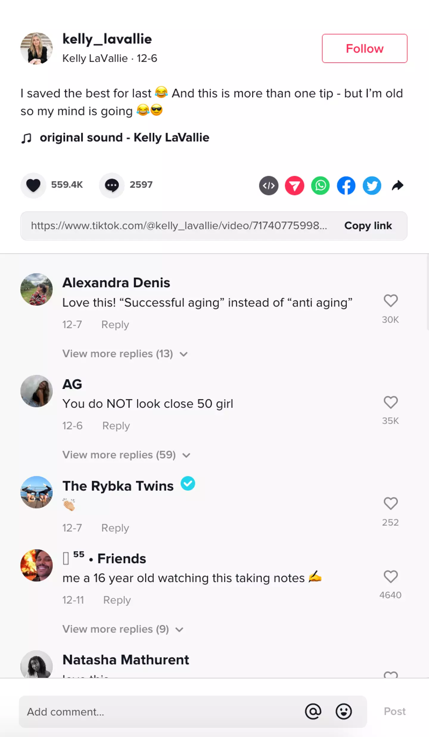 @Kelly_Lavallie / TikTok
