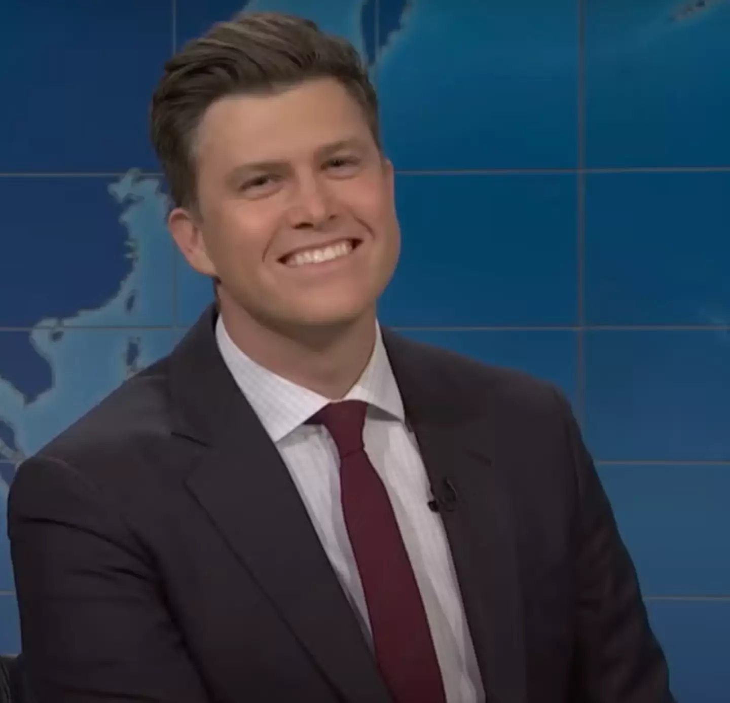 Jost, who has been married to Johansson since 2020, cracked the inappropriate joke about his wife that was written by Michael Che (NBC)