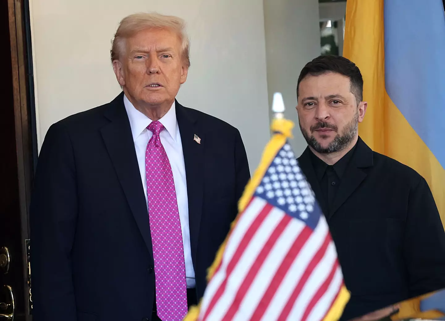 Donald Trump and Volodymyr Zelenskyy met at the White House on Friday (17 October) to discuss the Ukraine-Russia war (Win McNamee / Staff / Getty Images)