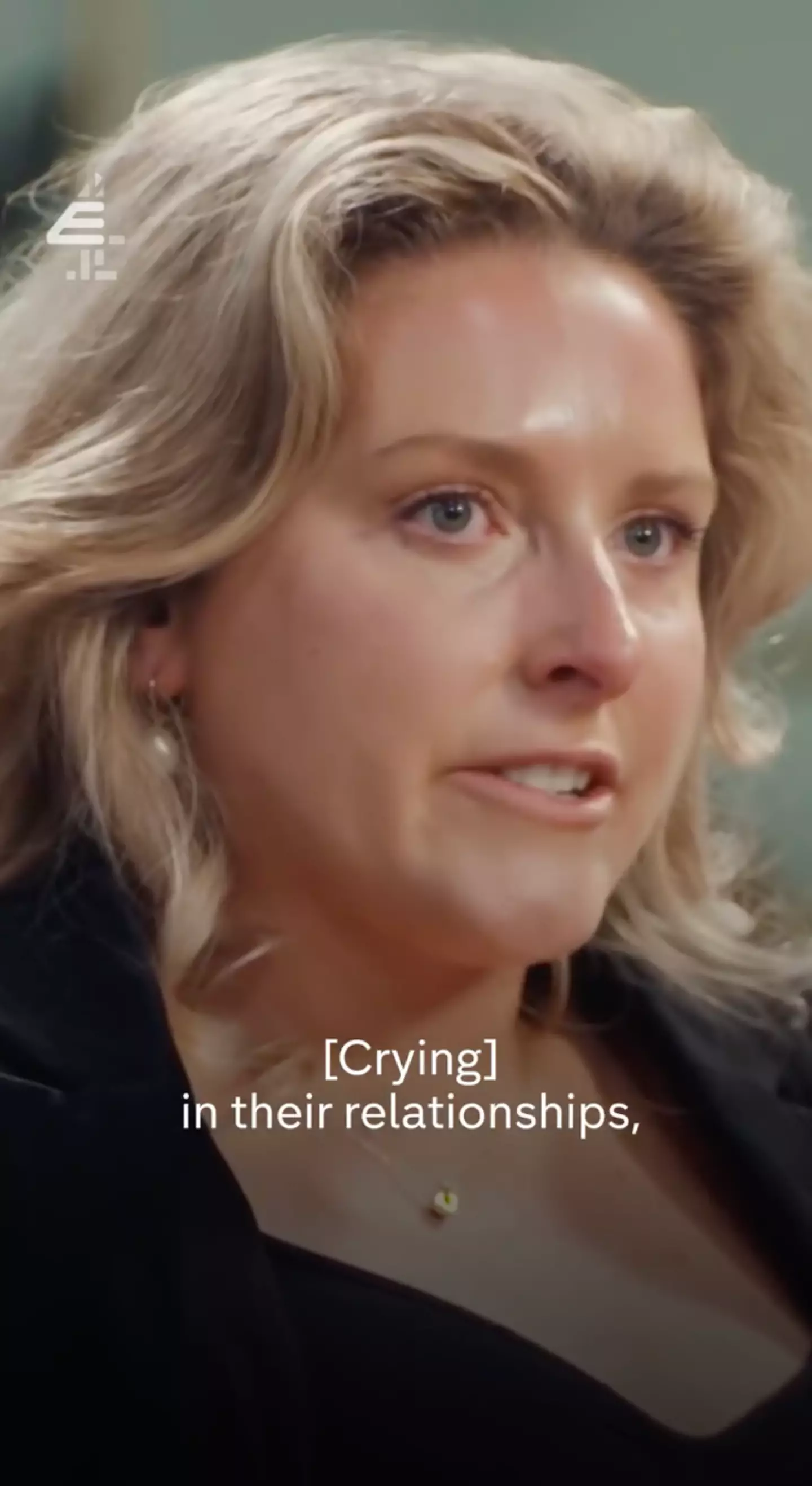 Emma was brought to tears during their departure (Channel 4)