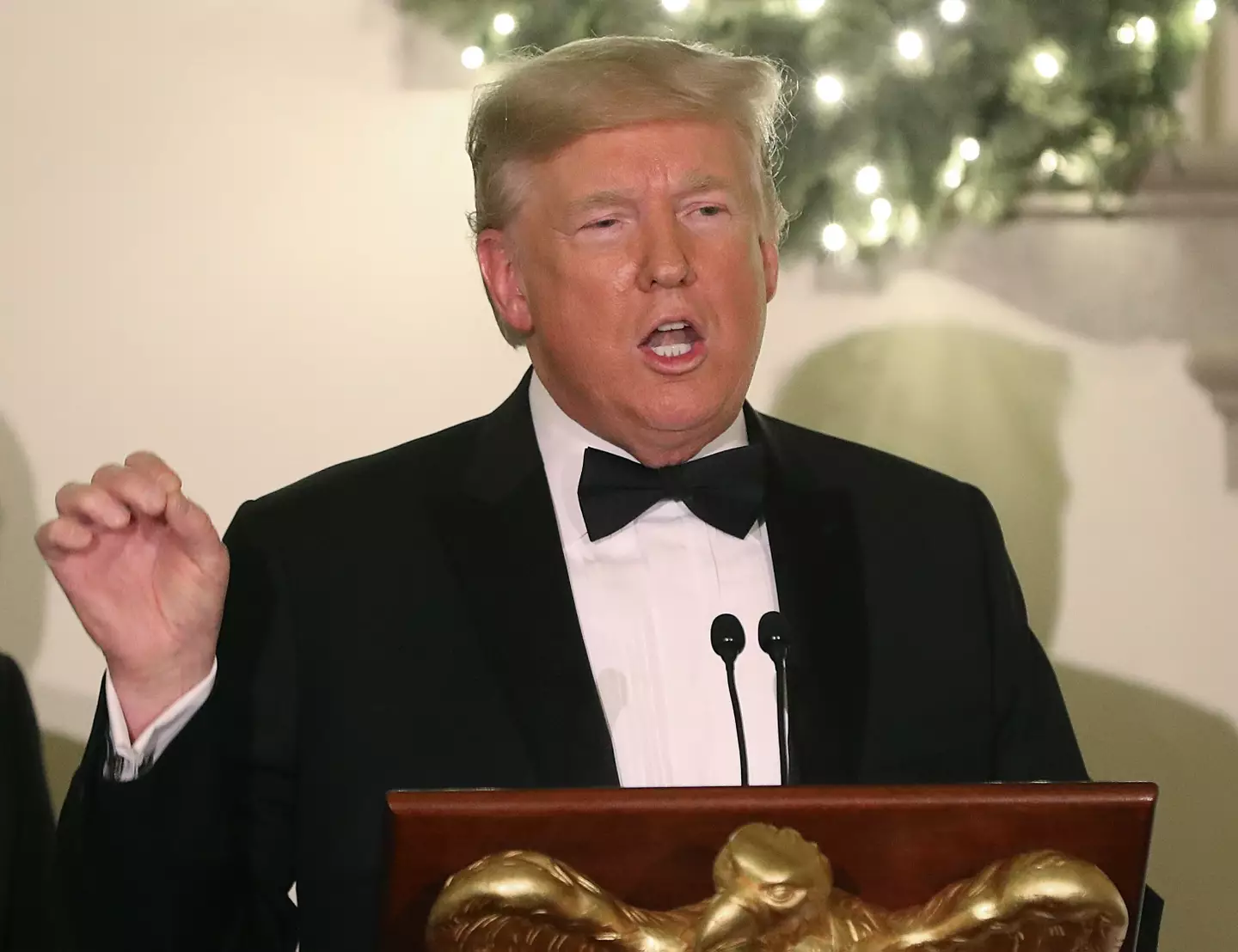 Donald Trump's administration shared the news of work taking place at the White House (Mark Wilson/Getty Images)