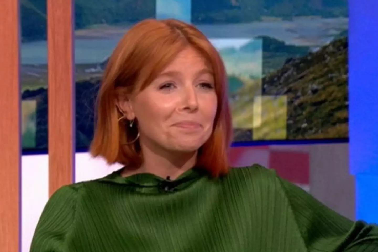 Stacey Dooley said she feels really lucky to be pregnant.