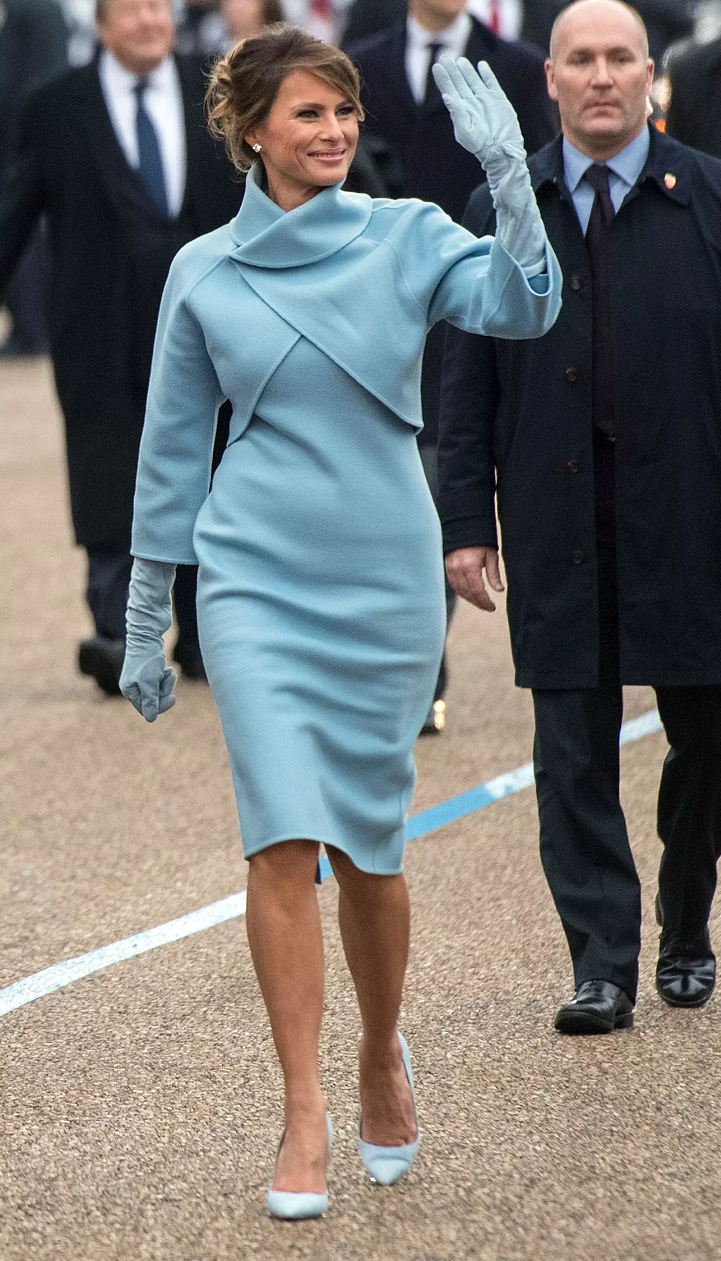 The First Lady is often praised for her fashion sense (Kevin Dietsch - Pool/Getty Images)