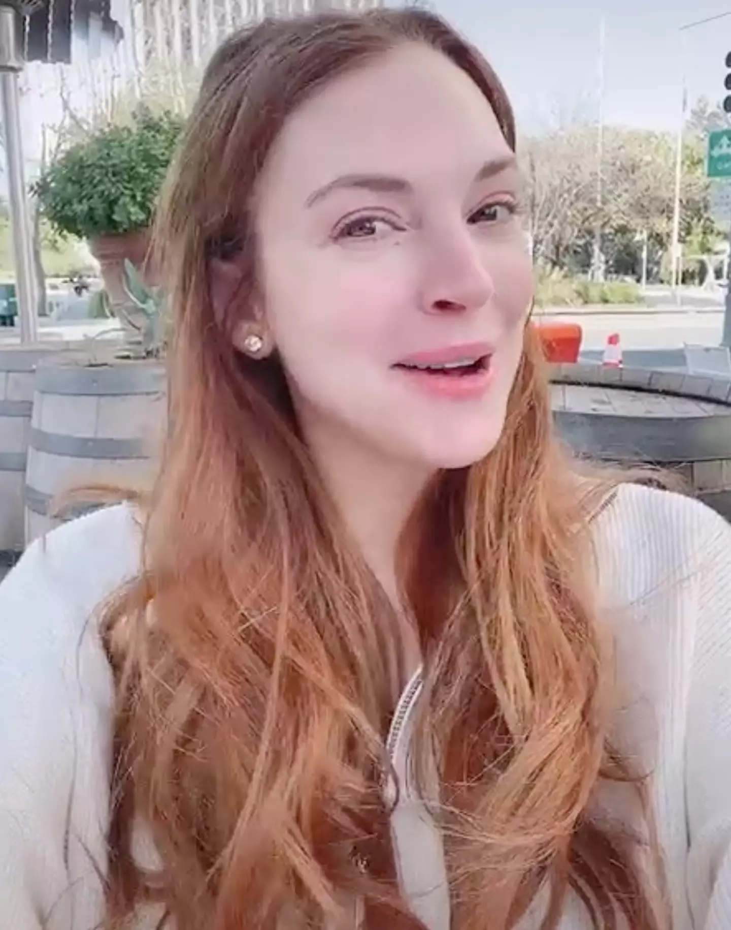 Lindsay made a big splash with her first TikTok video. (