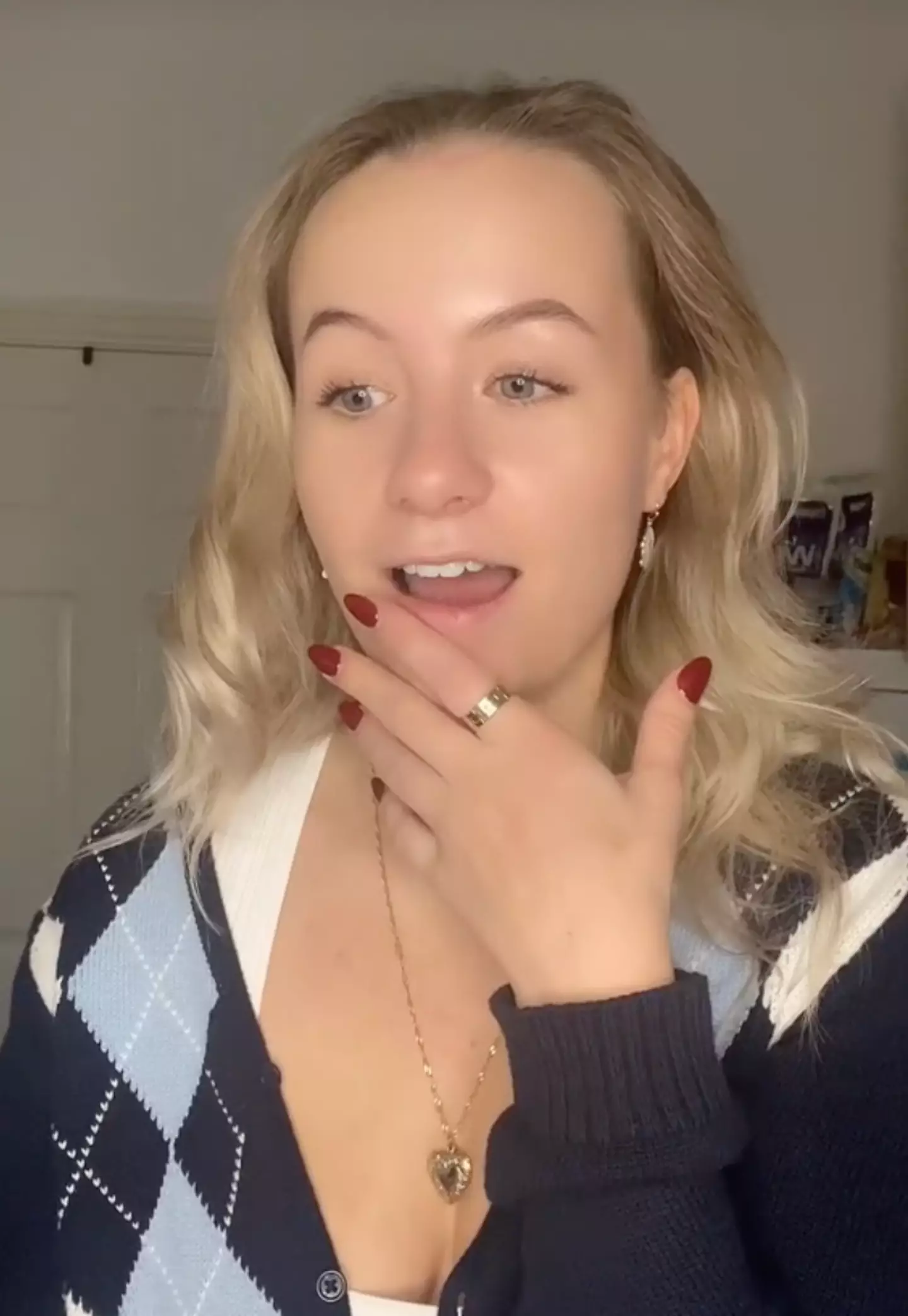 The social media star was horrified by the revelation.