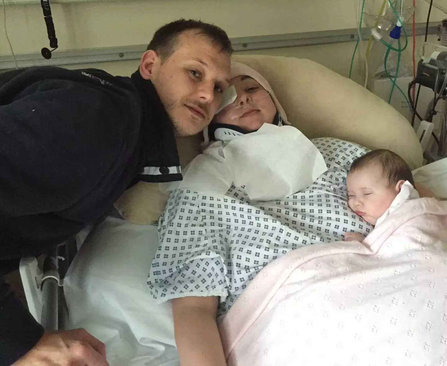 She said she yawned after seeing her newborn baby yawning (Kennedy News & Media)