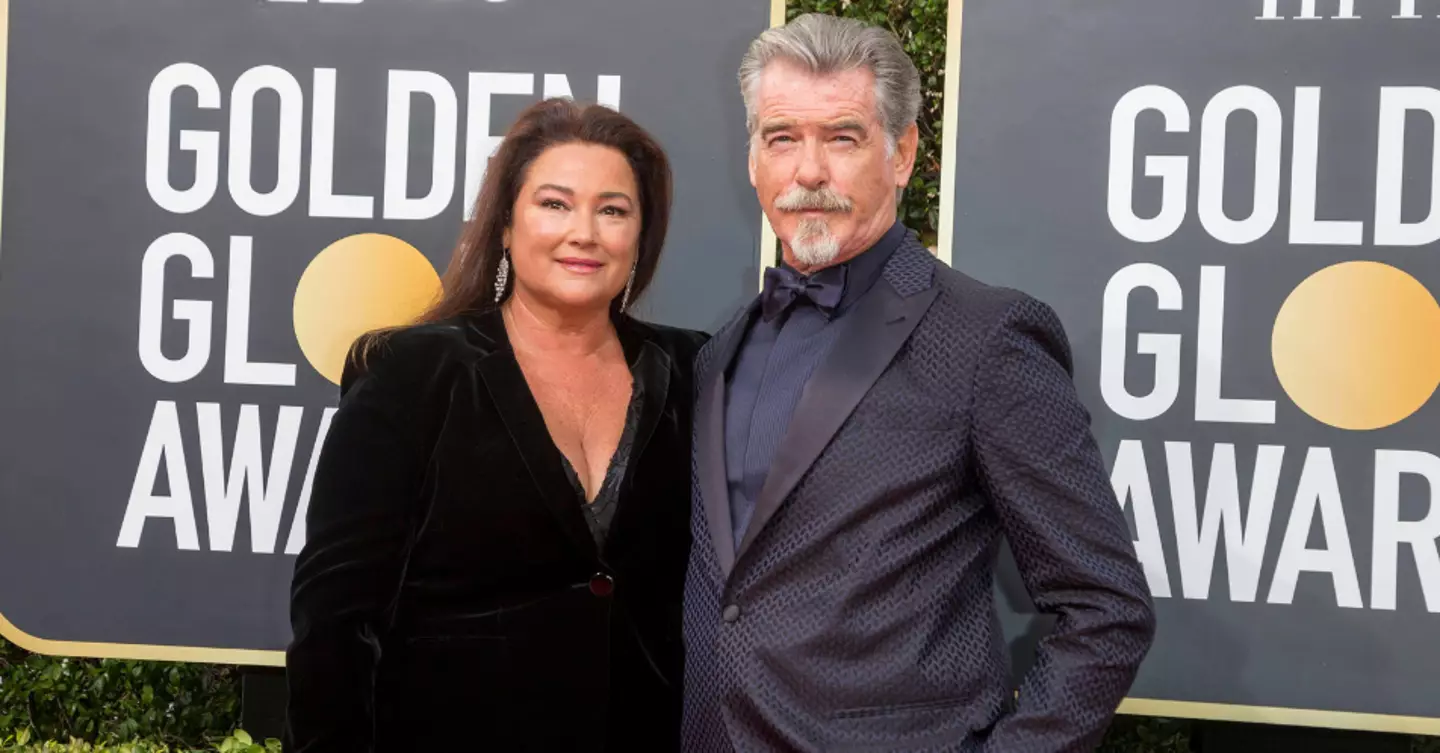 Pierce and Keely celebrated 21 years of marriage this month.