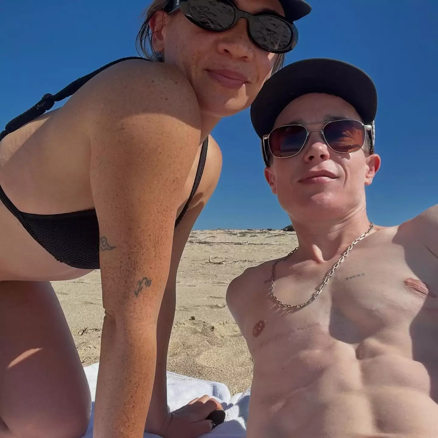 The pair started posting each other last summer (Instagram/elliotpage)