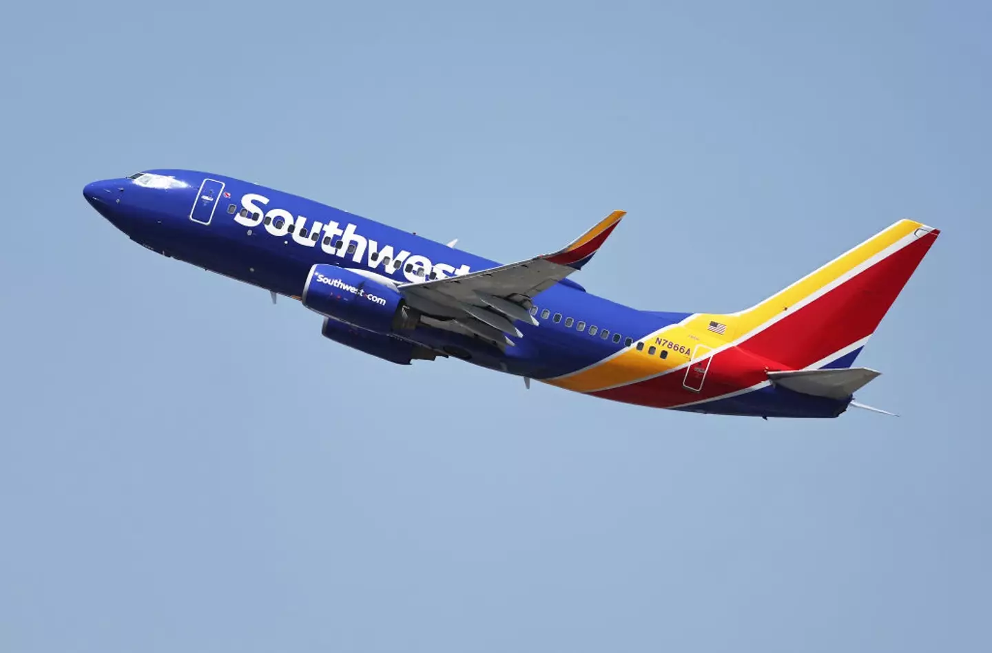One father was accused of trafficking his own daughter on a Southwest Airlines flight last month (Mario Tama / Staff / Getty Images)