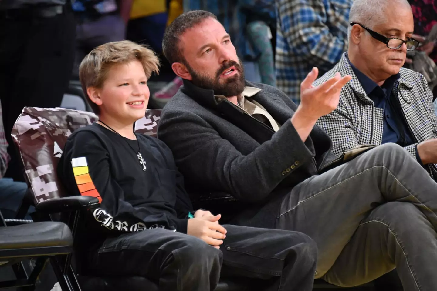 Ben Affleck had a harsh lesson for his son Samuel, who wanted a very expensive pair of designer trainers (Allen Berezovsky/Getty Images)