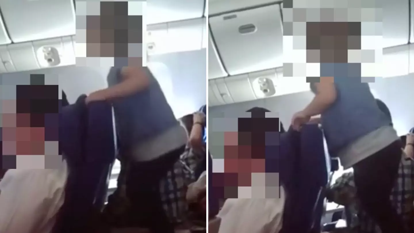 Parents slammed for letting child 'run wild' during eight-hour flight