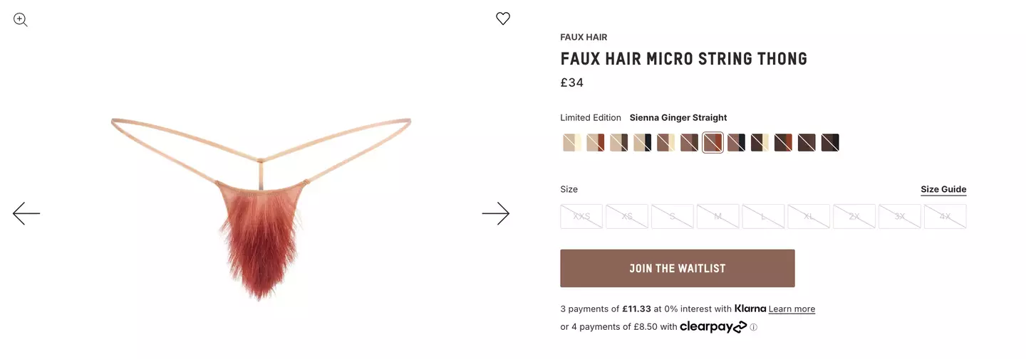 The thongs didn't take long to sell out (SKIMS)