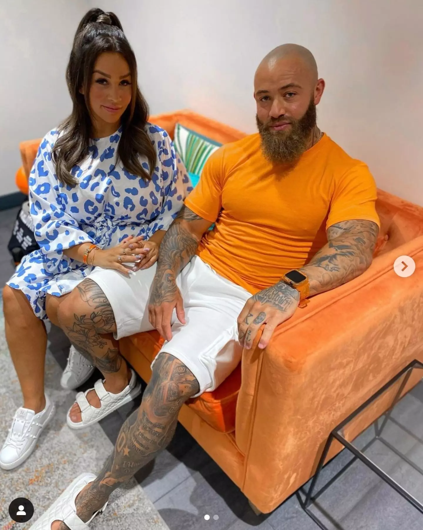 Alongside his partner Safiyya Vorajee, 33, the couple “have huge plans” for their daughter’s foundation, including campaigning to make more children’s cancer treatments available in the UK (Instagram @mrashleycain).