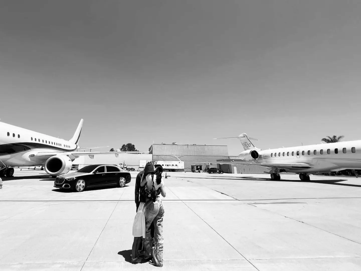 Kylie Jenner posted the photo of her and Travis Scott over the weekend.