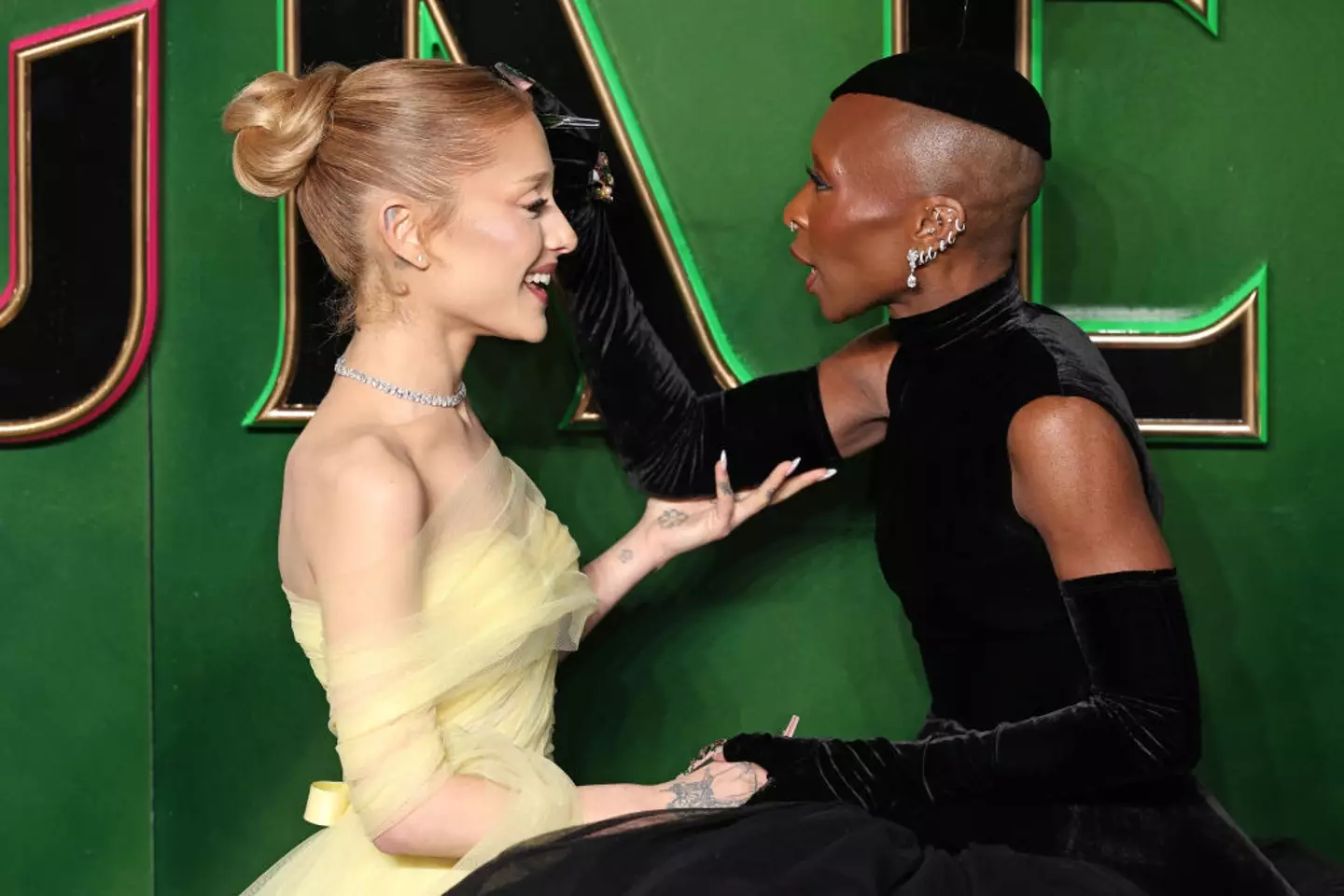 Ariana Grande and Cynthia Erivo at the UK Wicked premiere (Tim P. Whitby/Getty Images)