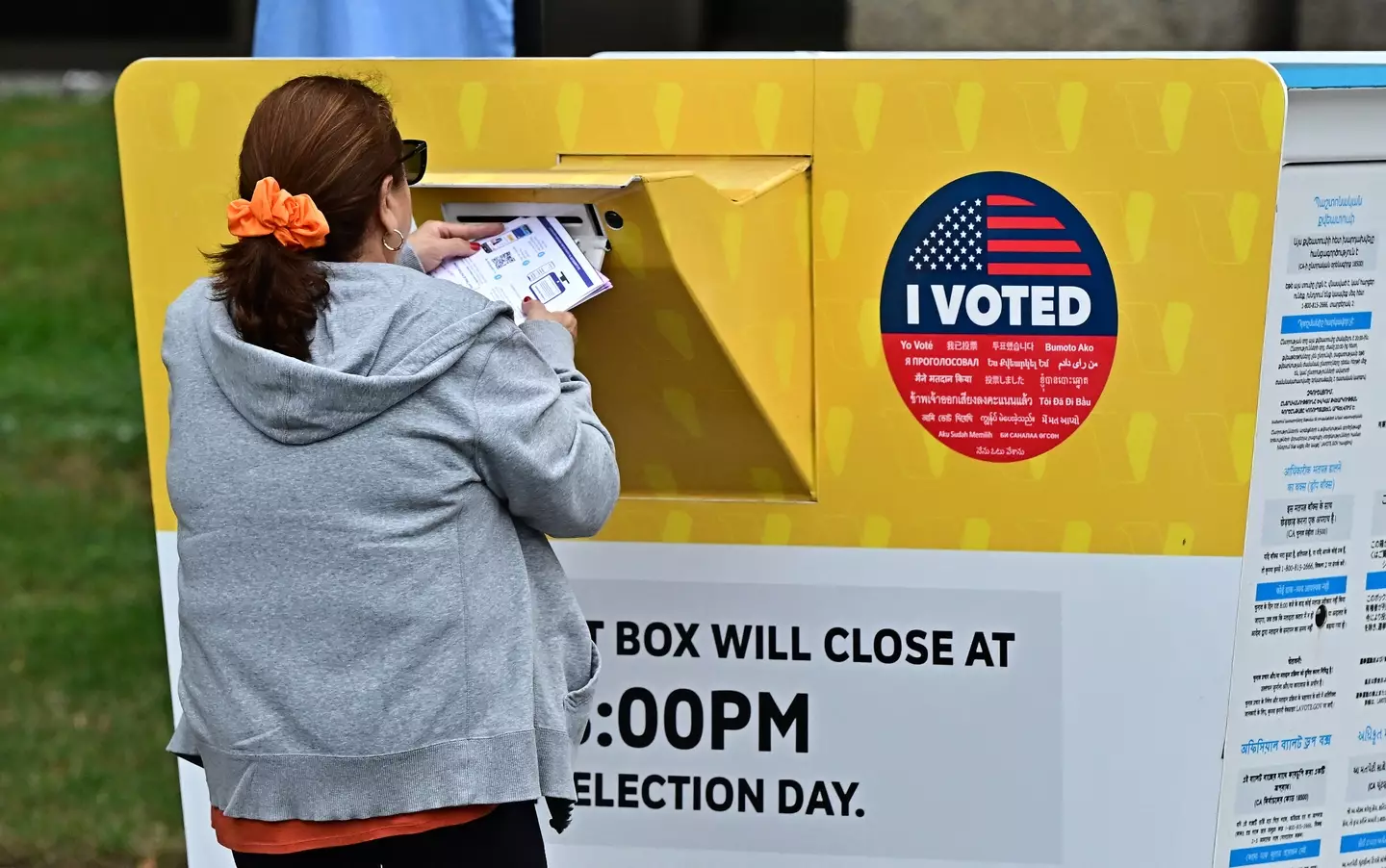 Some states use this method of voting. (FREDERIC J. BROWN/AFP via Getty Images)