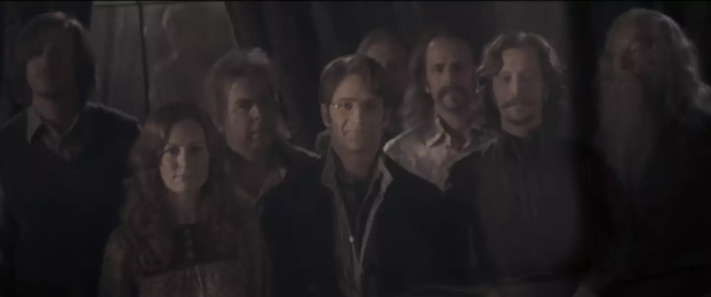 Dumbledore is seen watching Pettigrew (