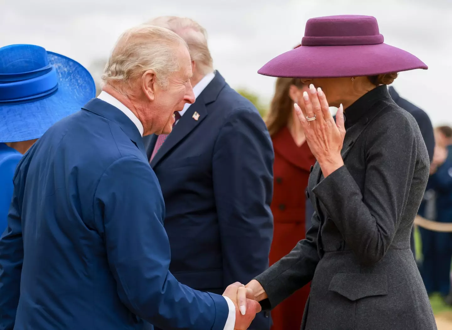 Melania meeting King Charles (Ian Vogler - WPA Pool/Getty Images)