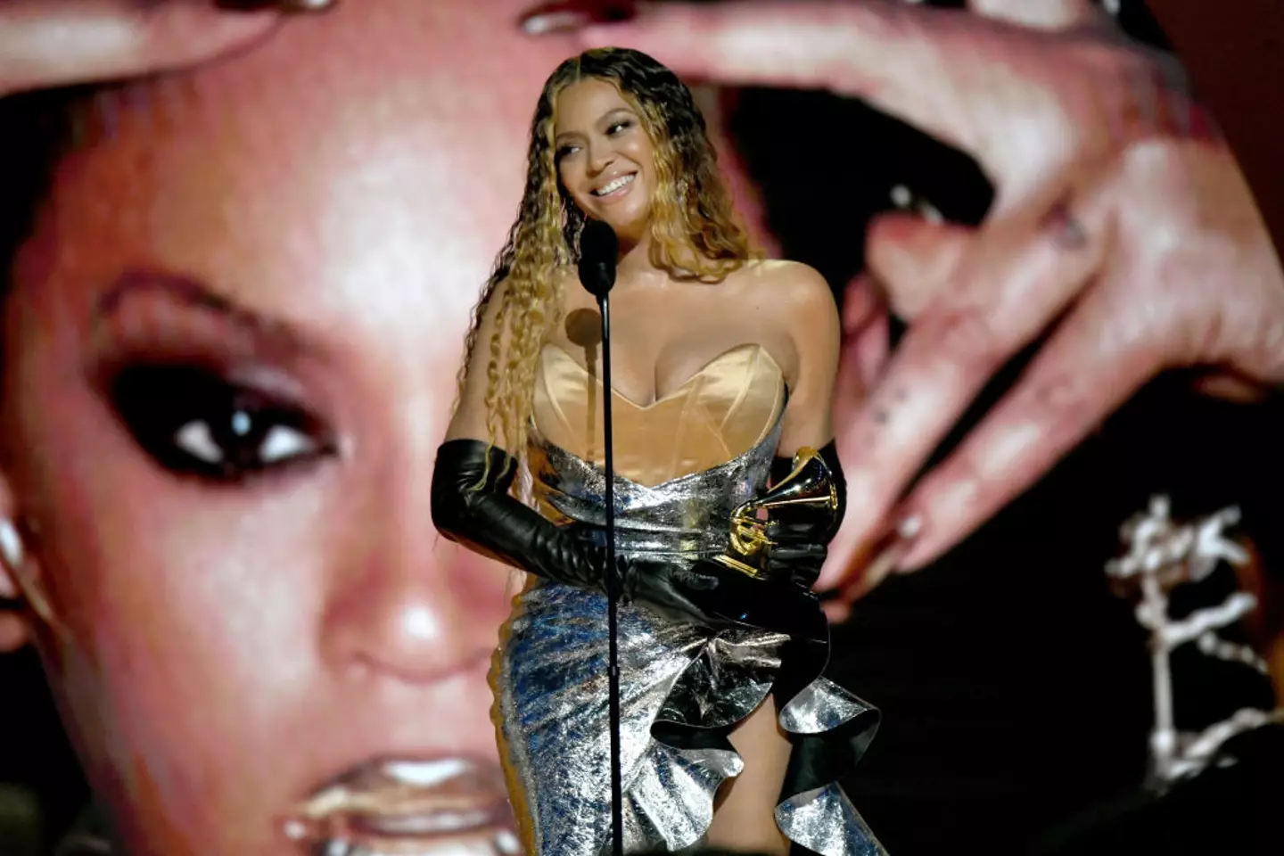 Bey is in her country era. (Michael Kovac/Getty Images for The Recording Academy )