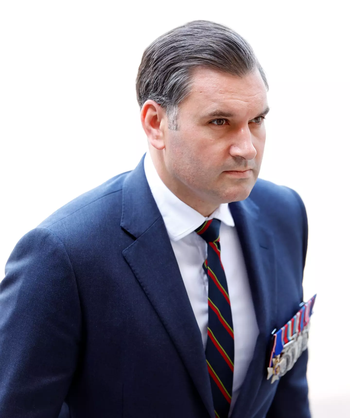 The individual is Lieutenant Colonel Tom White, Kate Middleton's private secretary (Max Mumby/Indigo/Getty Images)