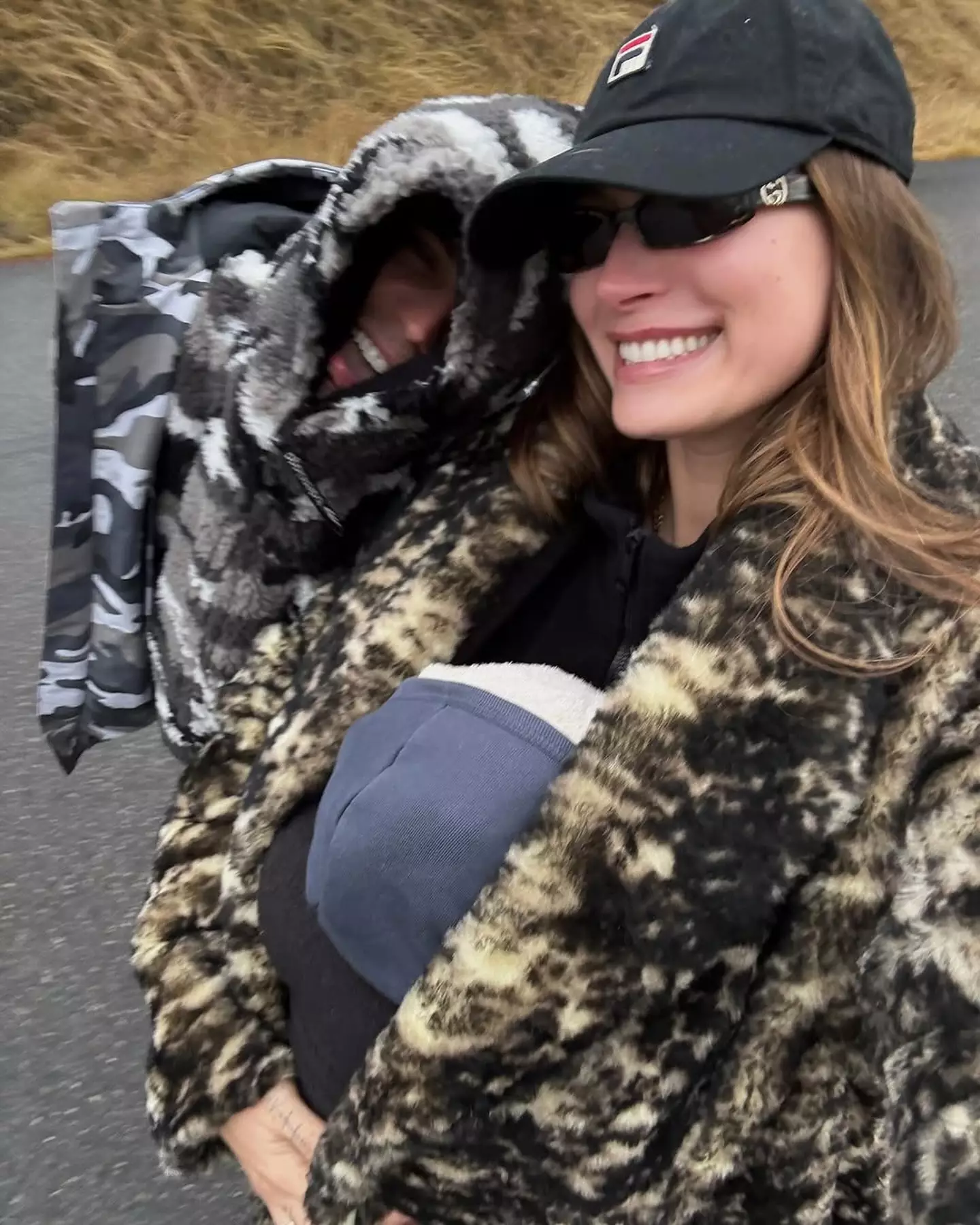 Hailey posted a snap of little Jack in a November photo dump (Instagram/@haileybieber)