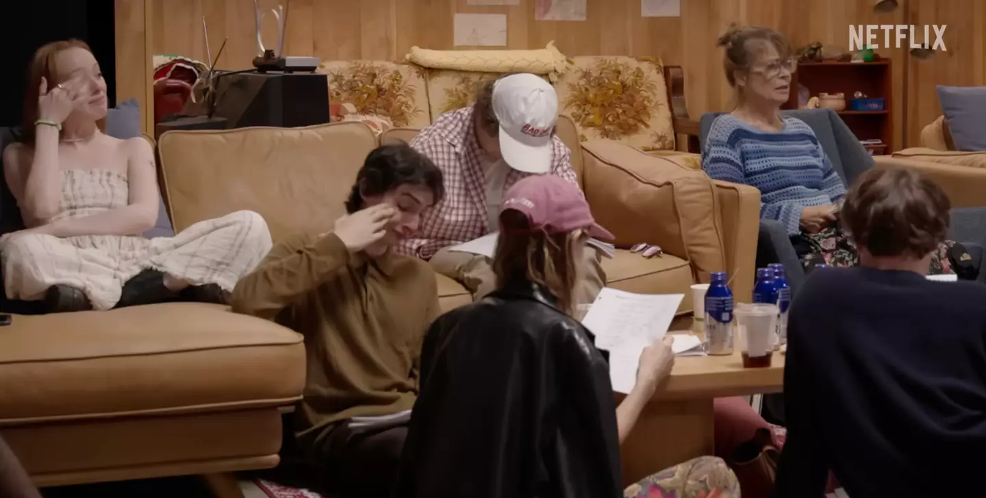 The documentary saw the cast gather together for a final emotional table read (Netflix)