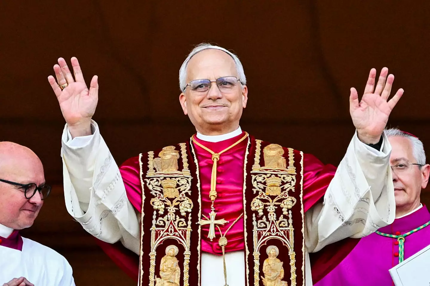 Pope Leo will address the crowds virtually with a video message (Alberto Pizzoli/Getty Images)