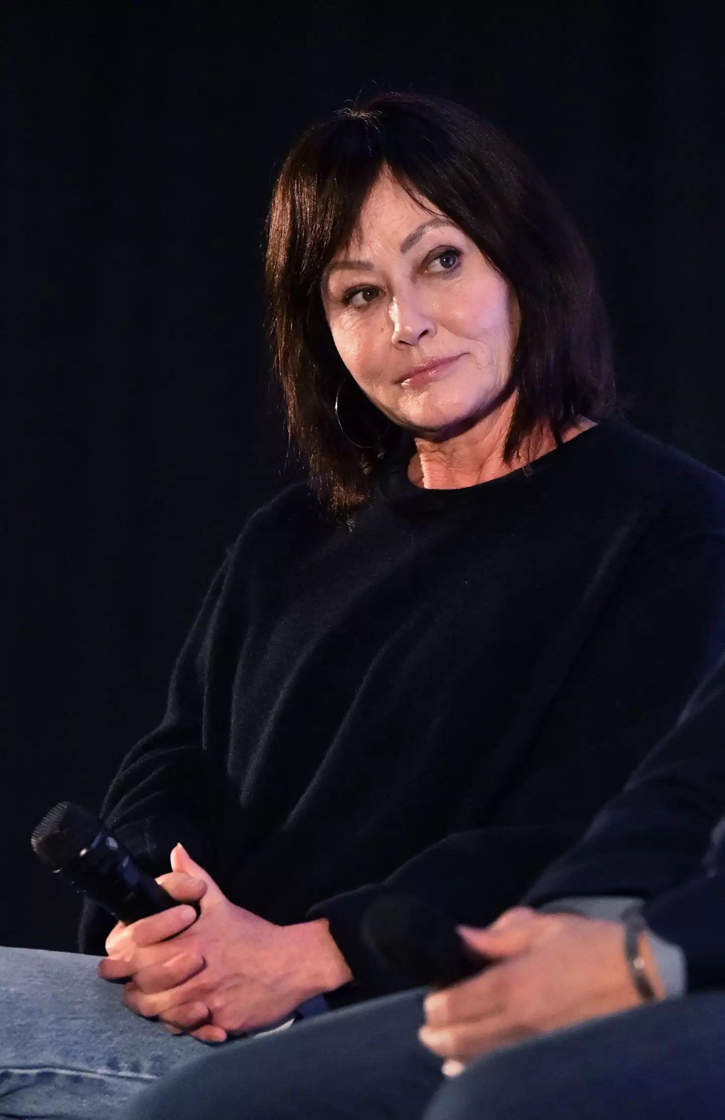 The actress is also going through a divorce from ex-husband Kurt Iswarienko. (Gerardo Mora/Getty Images)
