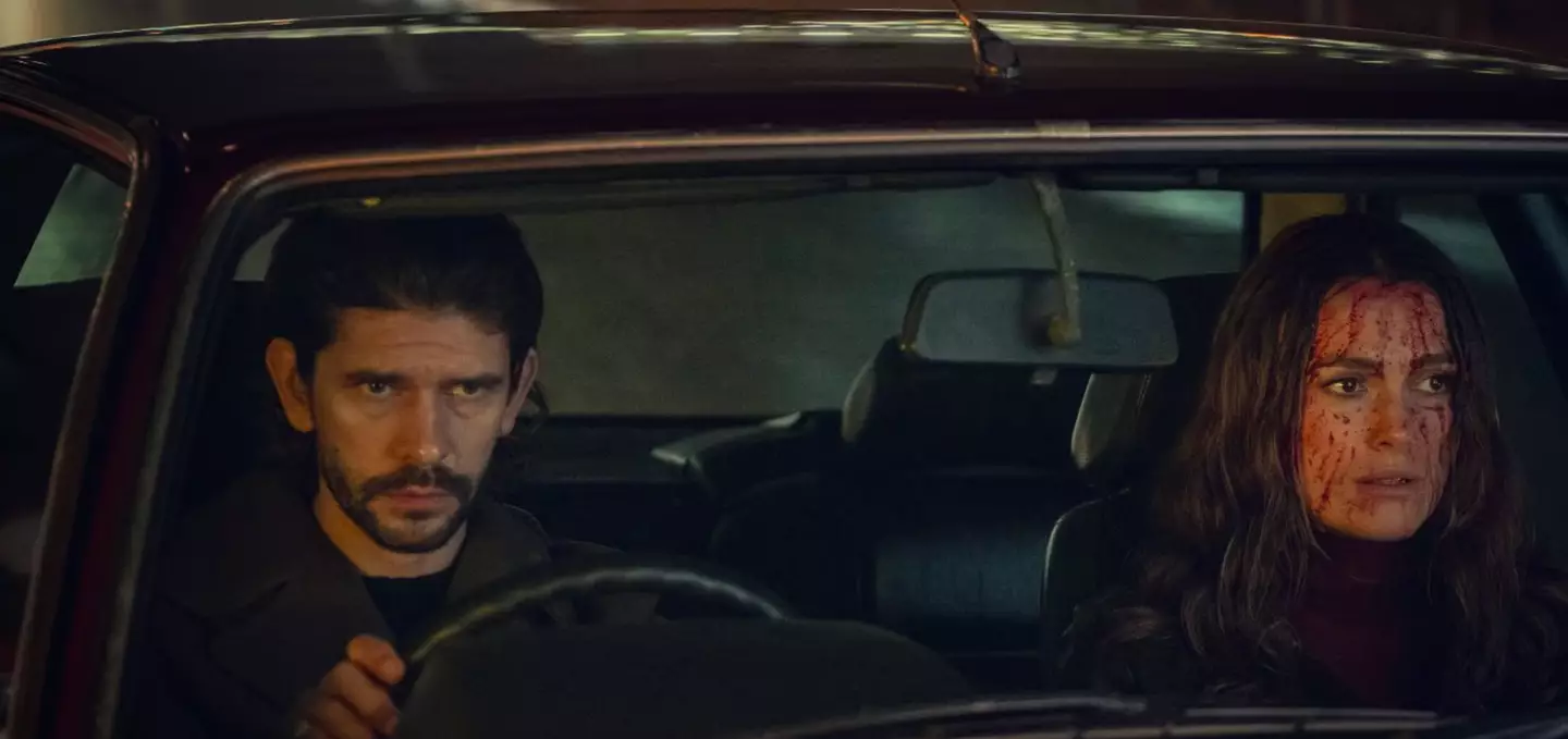 Ben Whishaw and Keira Knightley in Black Doves (Netflix)