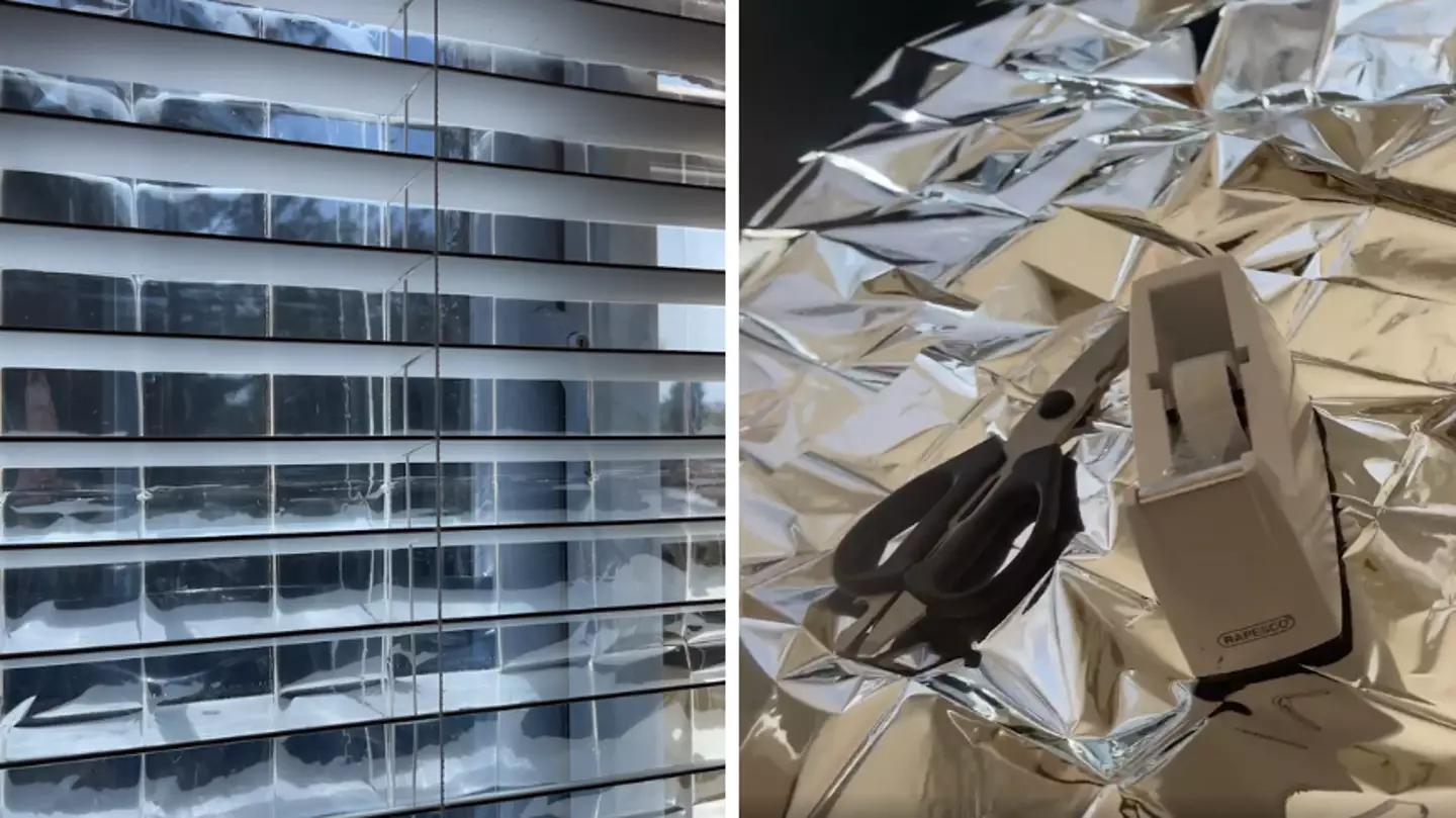 Woman Drops Temperature By Four Degrees Using Simple Foil Hack