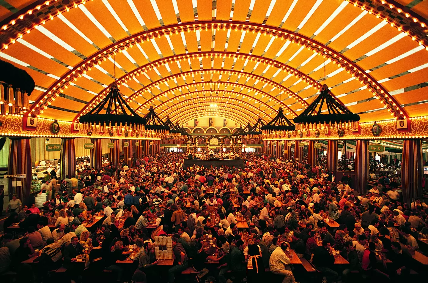 Millions of visitors flock to Munich for Oktoberfest each year.