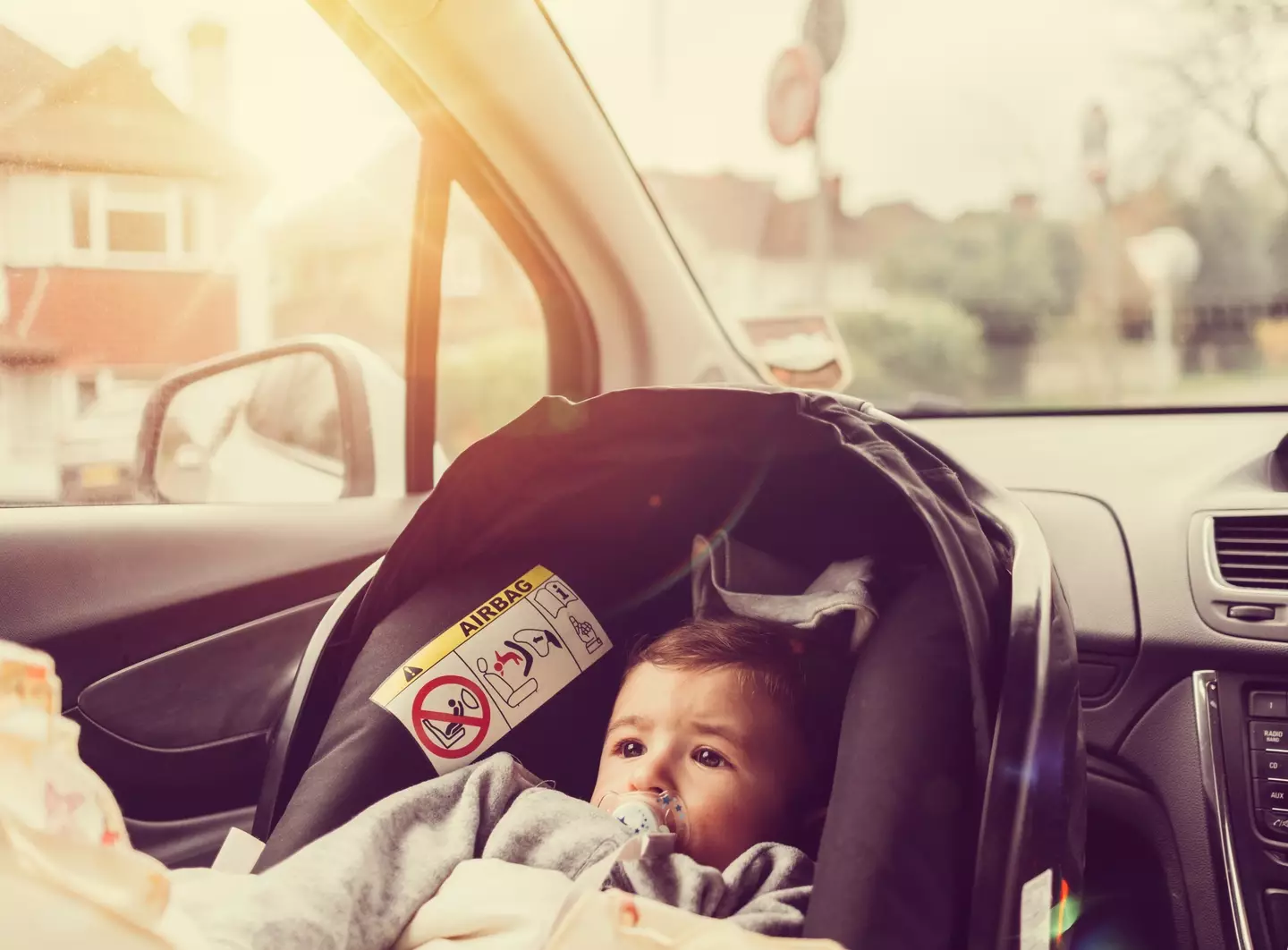You might think a sticker will increase safety for your baby, but others warn against it (Getty Stock Images)