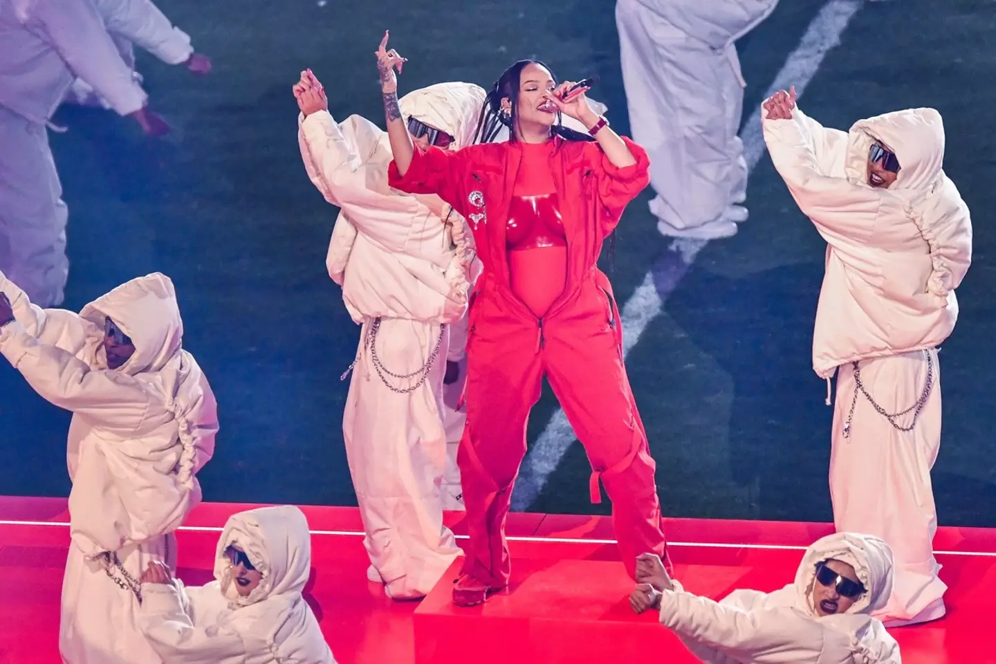 Rihanna has been accused of 'worshipping the devil' during her 2023 Super Bowl performance.