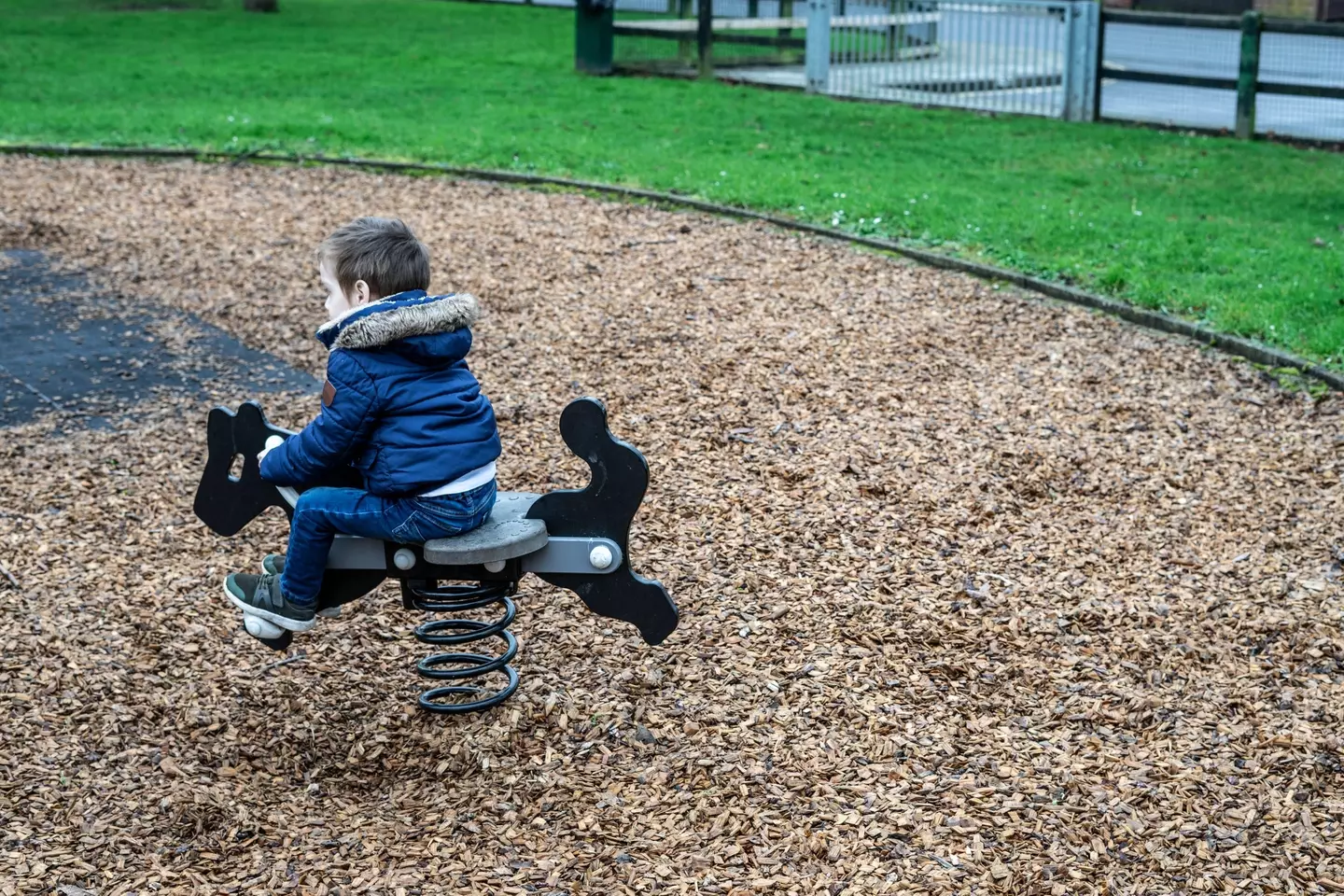 The mum lost sight of the little boy and assumed his own mum had continued watch over him.