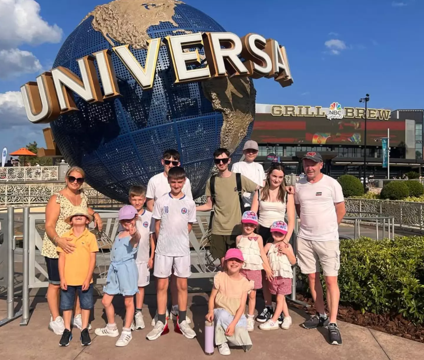 The trip celebrated Sue's 50th birthday (Instagram/@radfordfamily)
