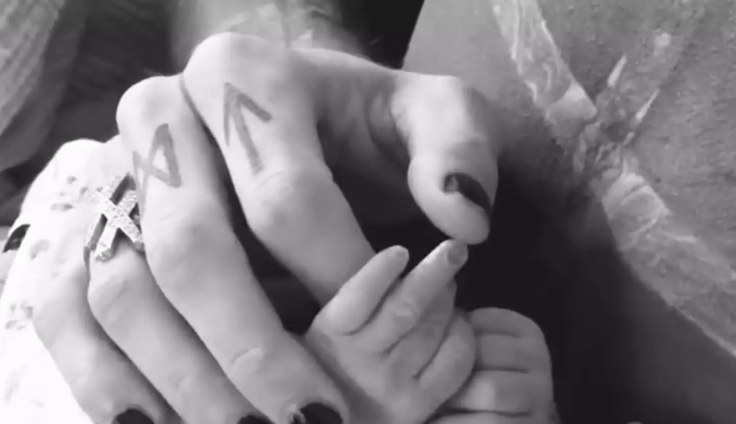 MGK announced the birth of their little one with a sweet video (Instagram/@machinegunkelly)