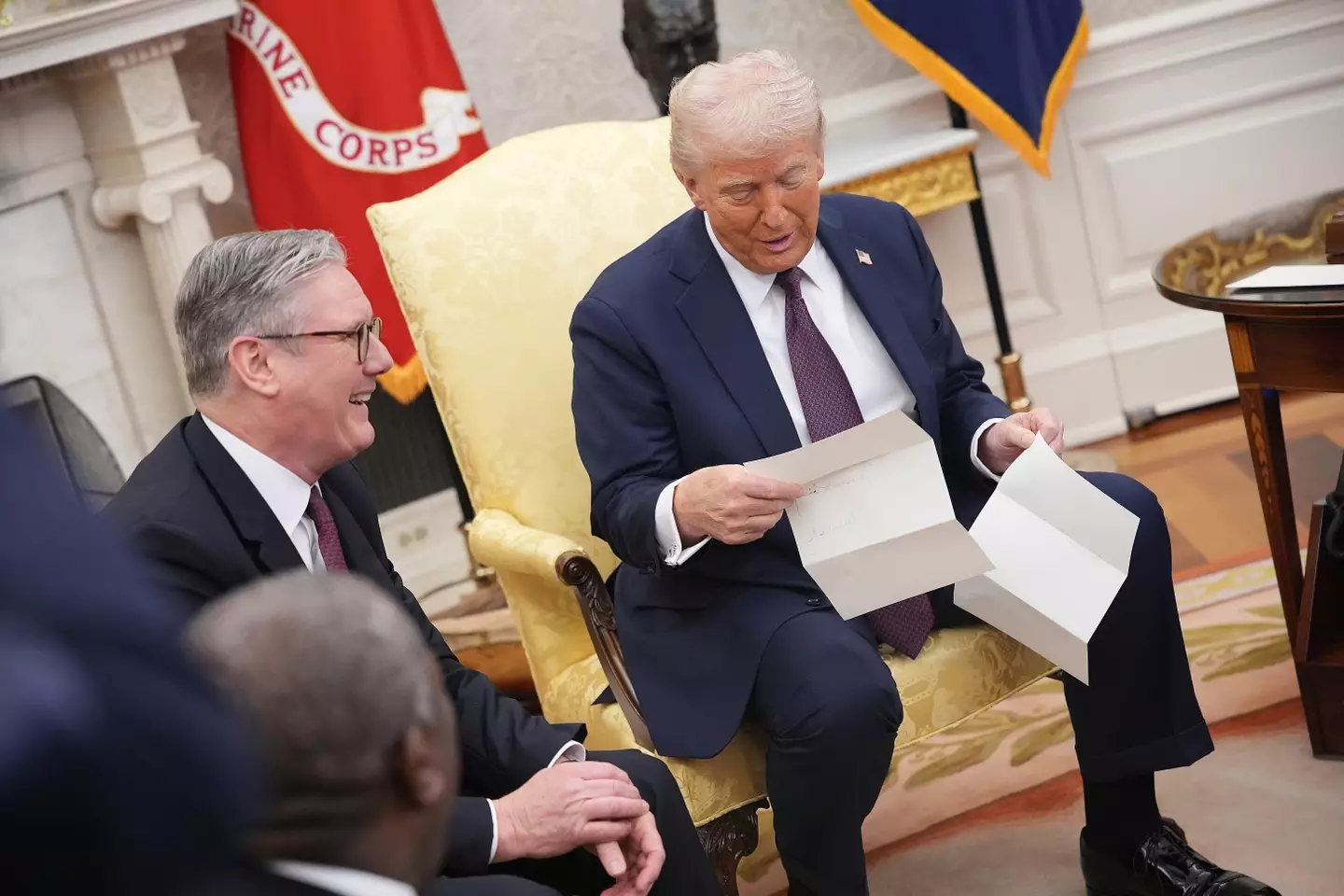 Donald Trump and Keir Starmer met at the White House on Thursday (27 February) (Andrew Harnik/Getty Images)