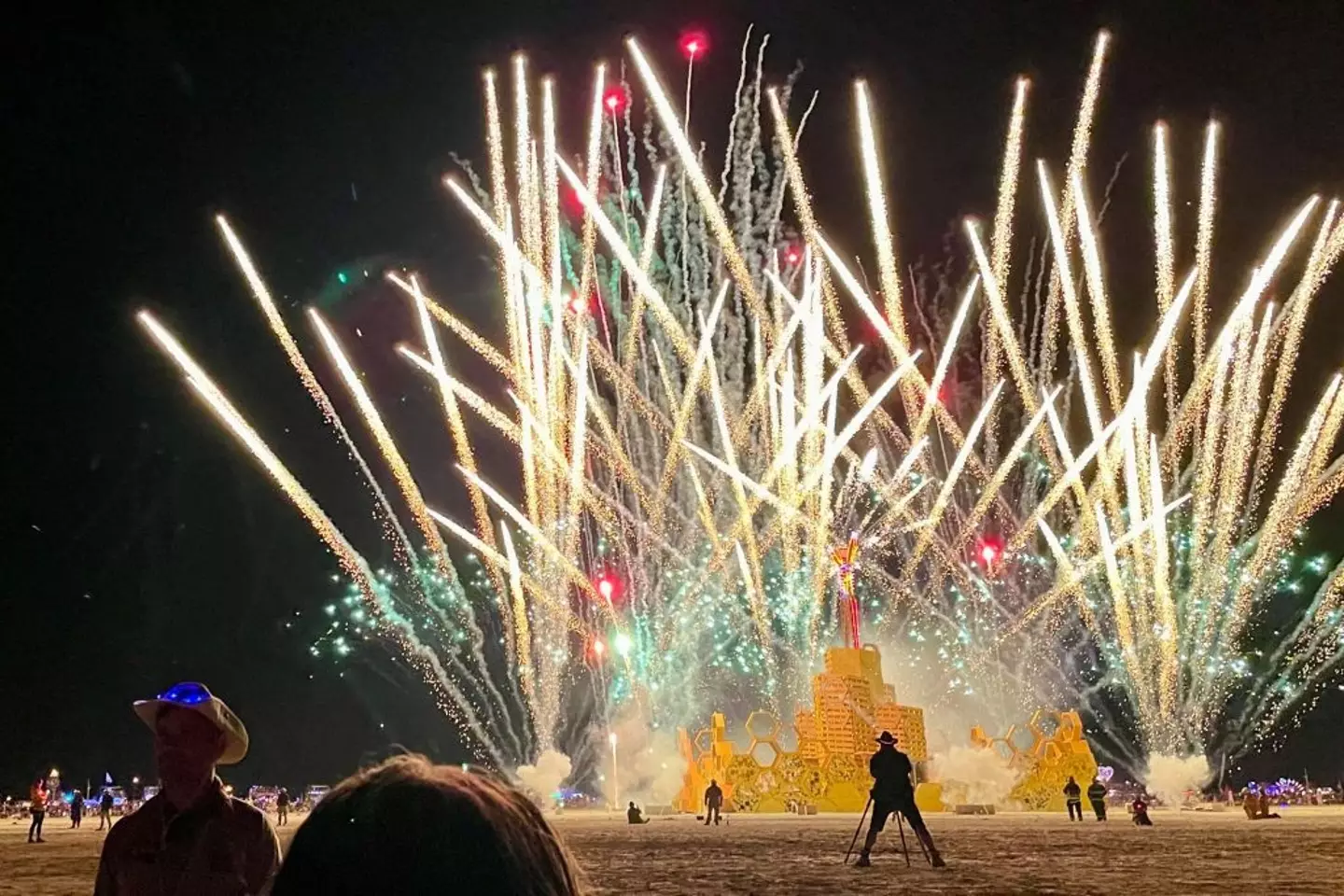 The festival is known for having extreme and unpredictable weather (JULIE JAMMOT/Getty Images)