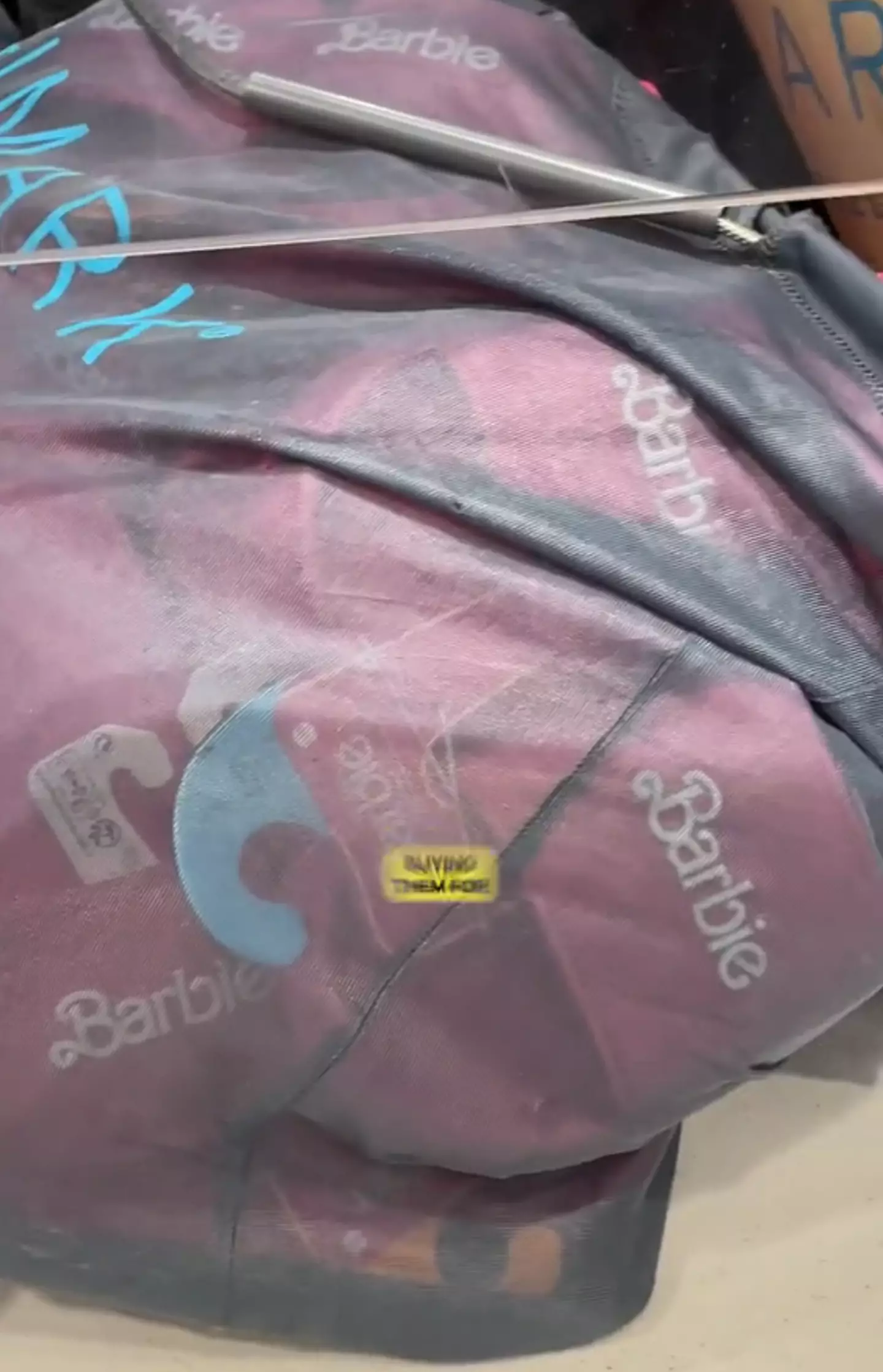 The video showed Sami snapping up all of the sliders to sell online, as some called it 'pure greed'.