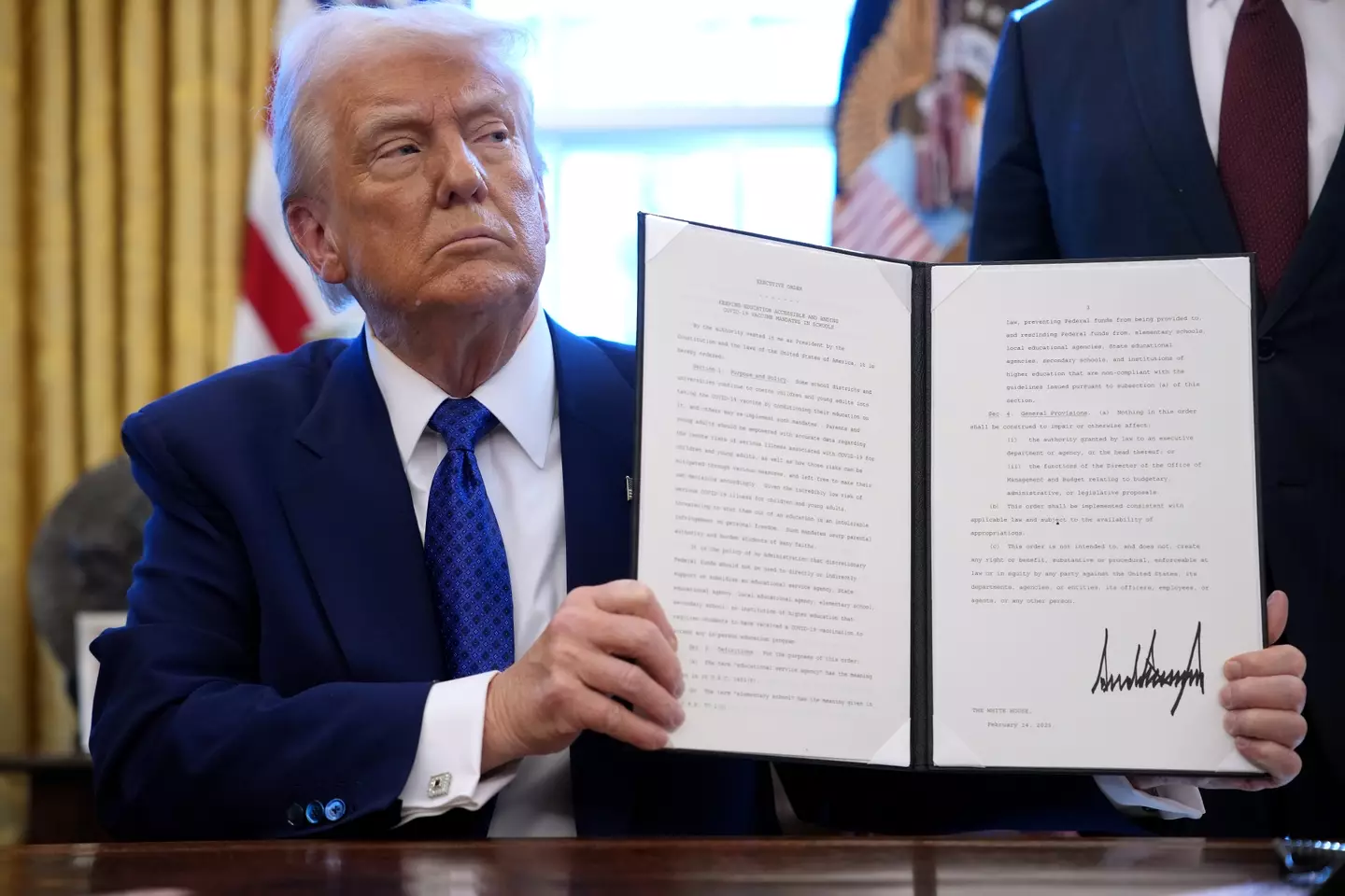 Trump has signed several executive orders since his inauguration last month (Andrew Harnik/Getty Images)